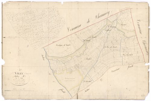 Villy-en-Auxois - Section B2 - 3 P PLAN 707/5