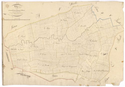 Villy-en-Auxois - Section E1 - 3 P PLAN 707/10