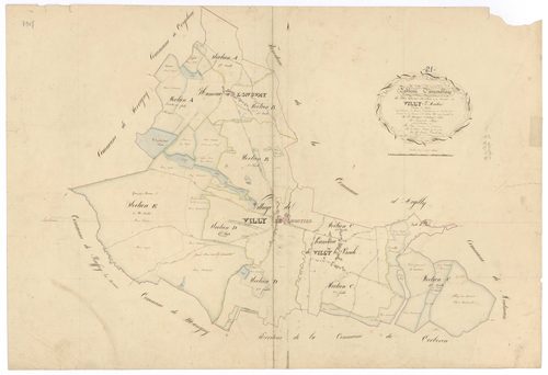 Villy-le-Moutier - Tableau d'assemblage - 3 P PLAN 708/1