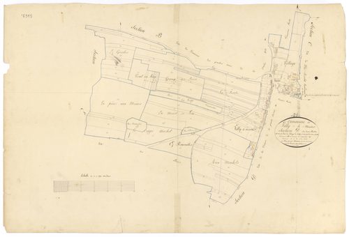 Villy-le-Moutier - Section D1 - 3 P PLAN 708/9
