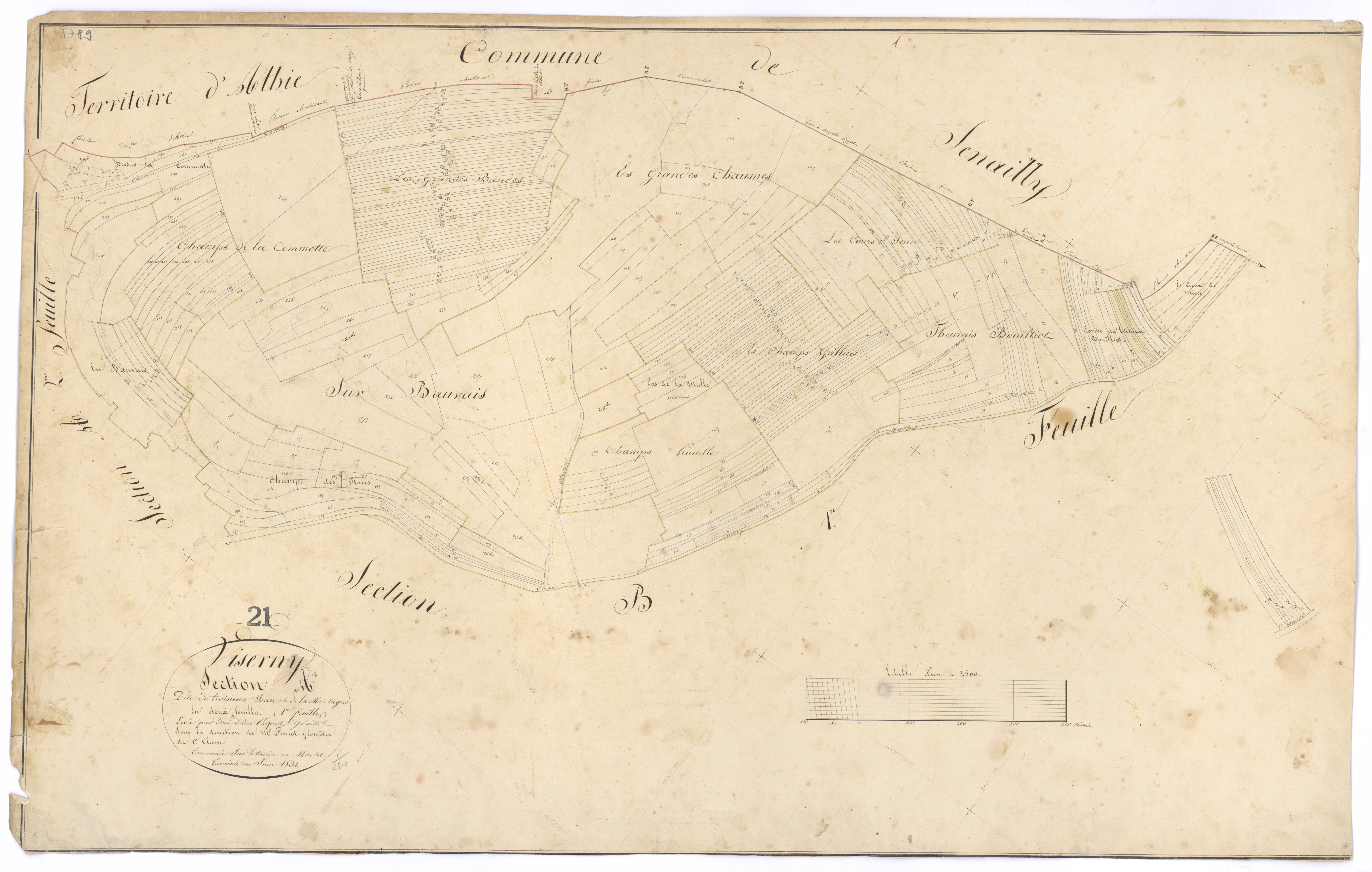 Viserny - Section A1 - 3 P PLAN 709/2