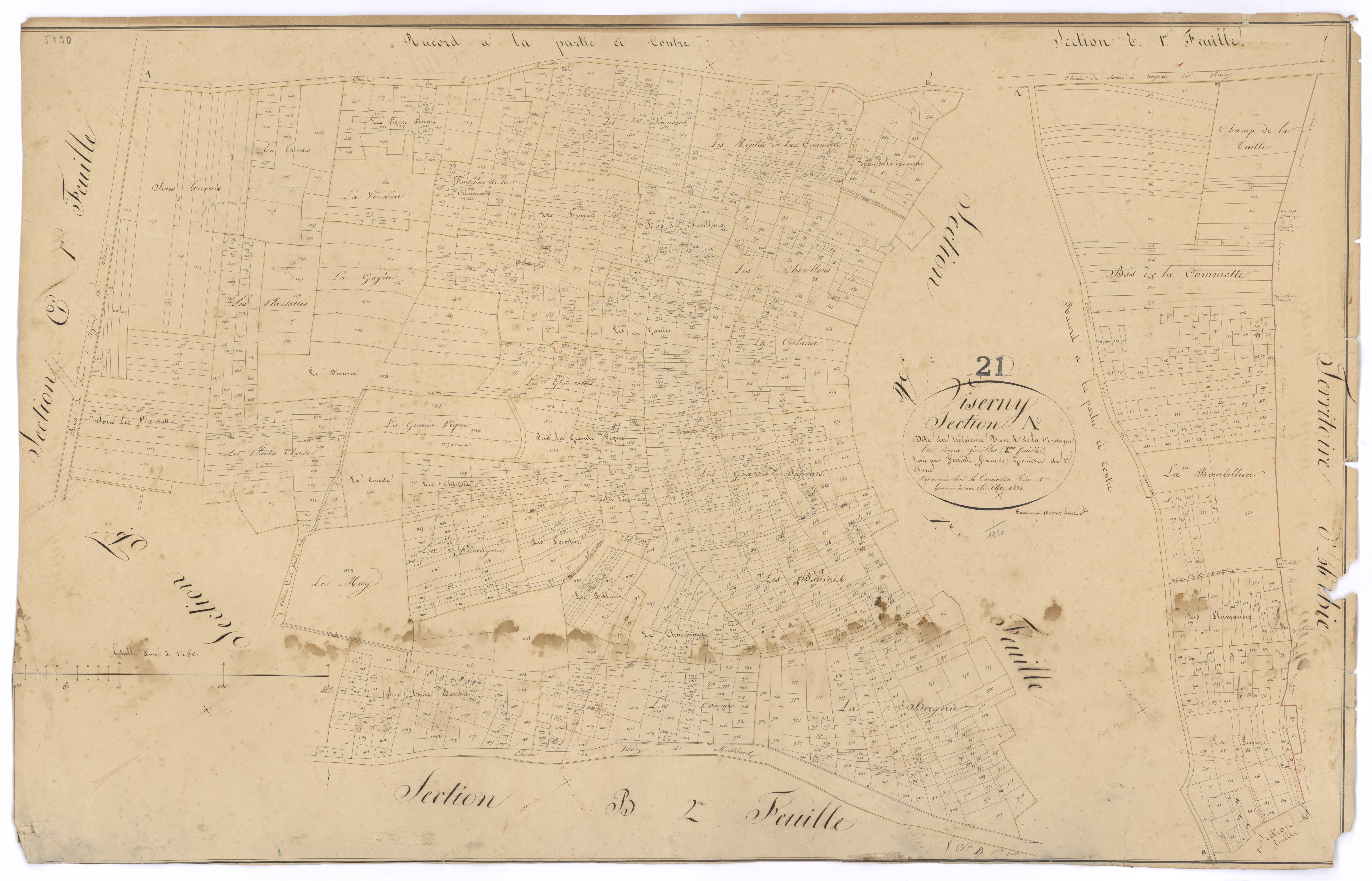 Viserny - Section A2 - 3 P PLAN 709/3