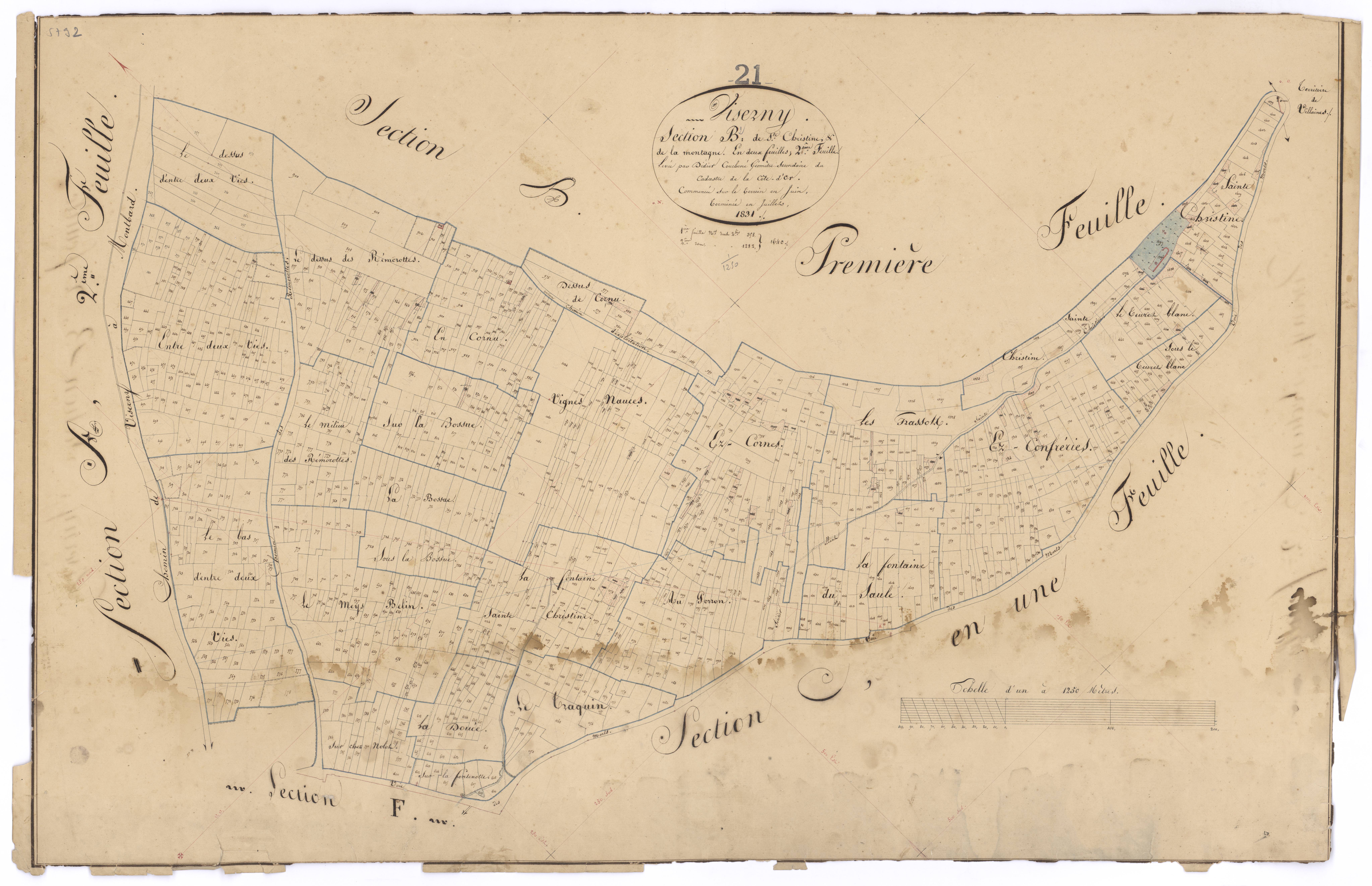 Viserny - Section B2 - 3 P PLAN 709/5