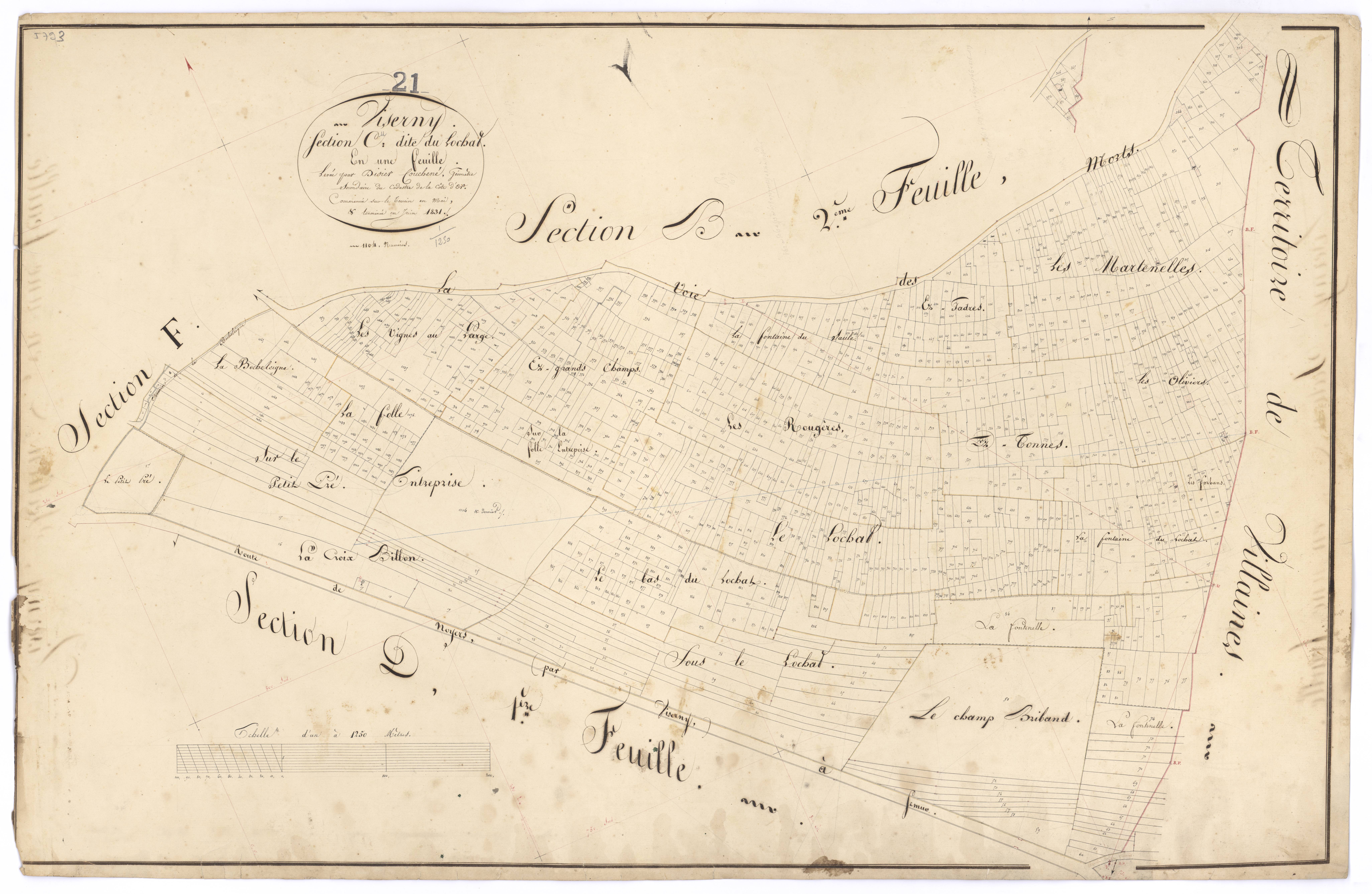 Viserny - Section C - 3 P PLAN 709/6