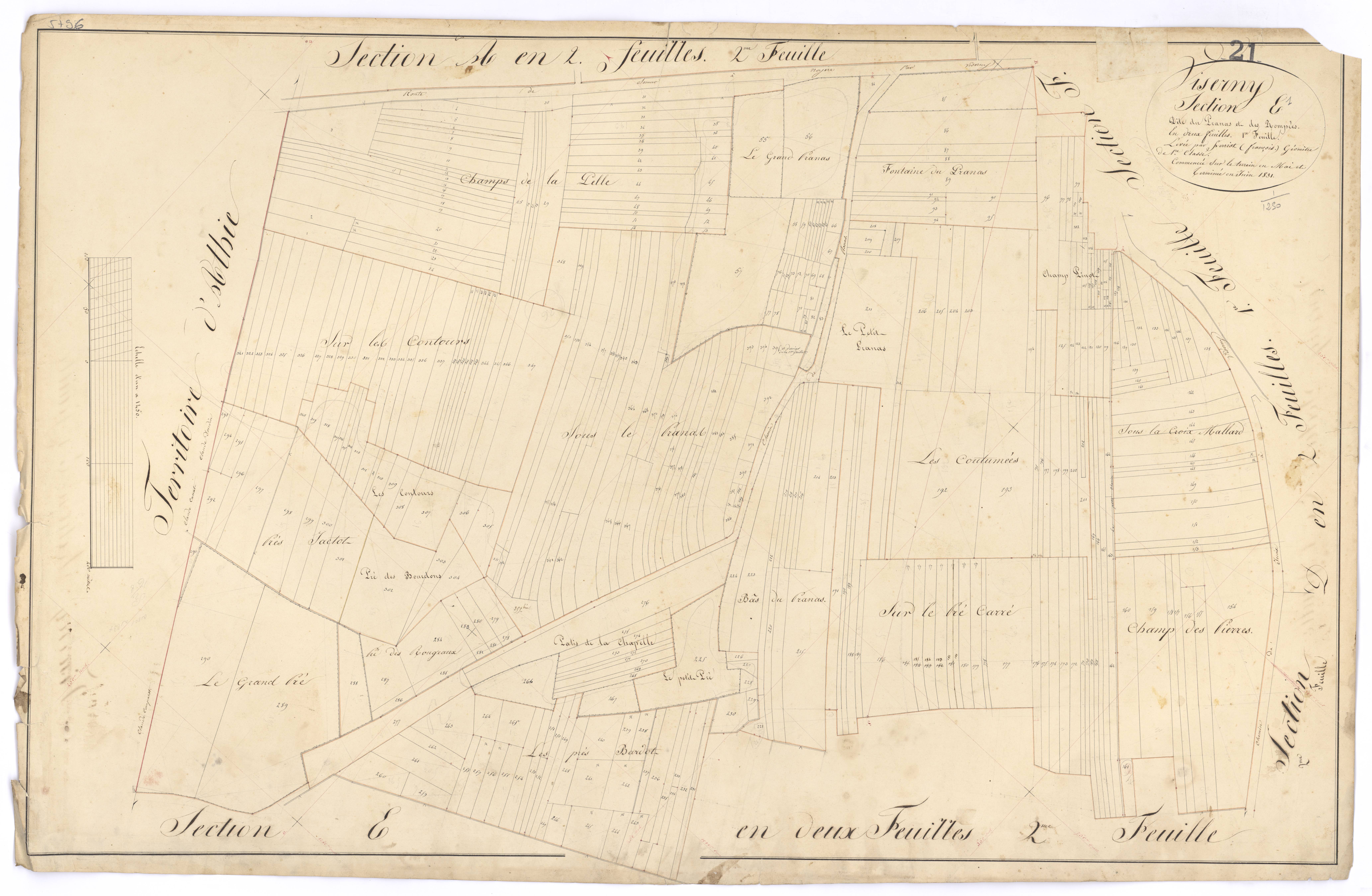 Viserny - Section E1 - 3 P PLAN 709/9