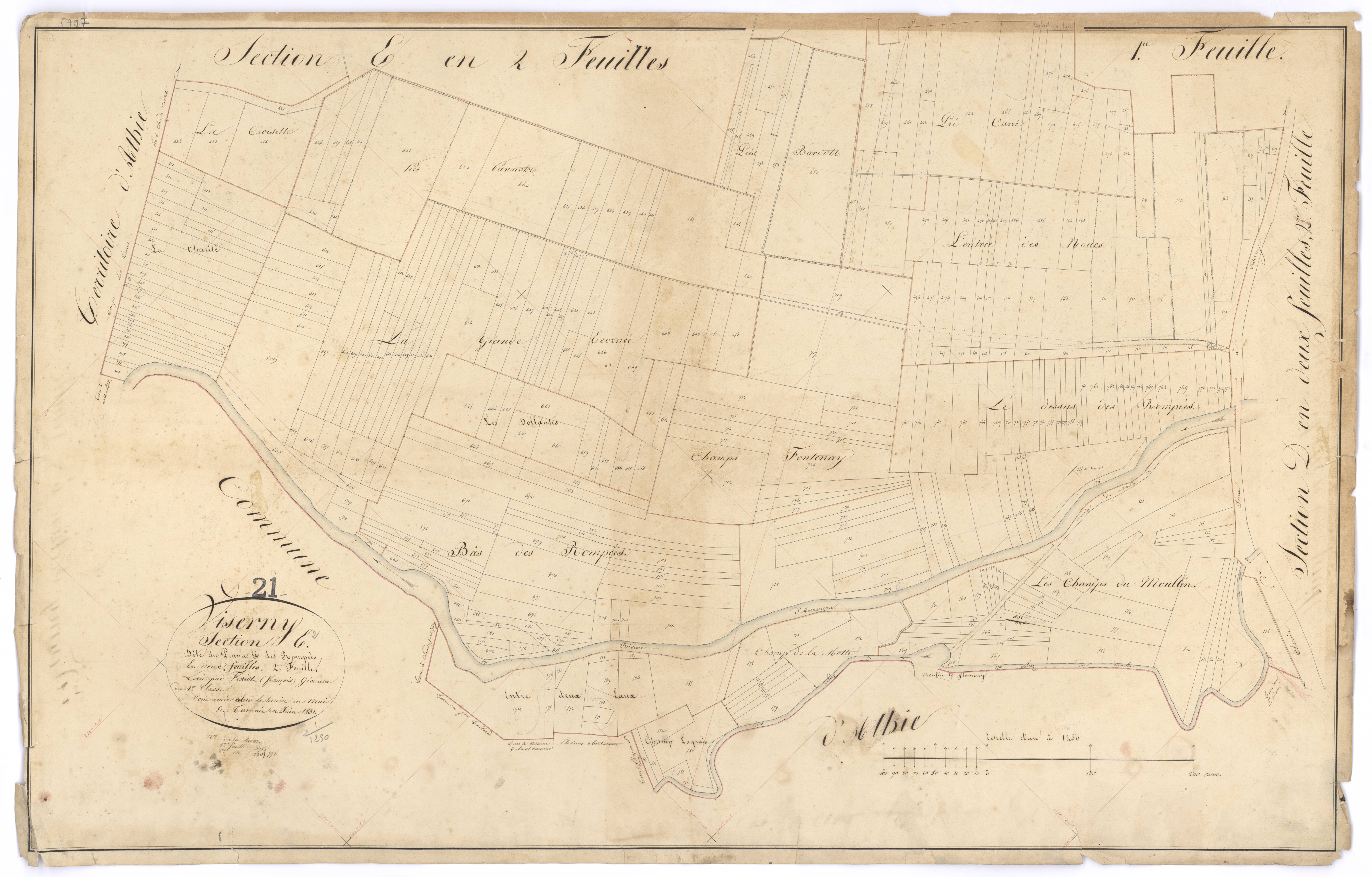 Viserny - Section E2 - 3 P PLAN 709/10