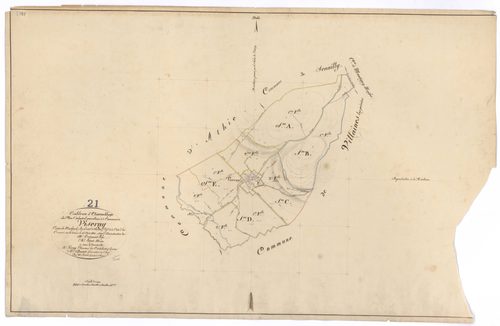 Viserny - Tableau d'assemblage - 3 P PLAN 709/1
