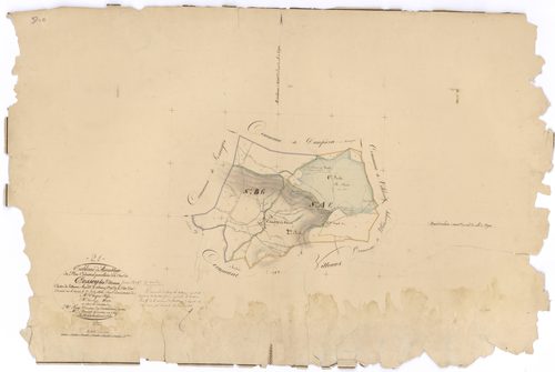 Vitteaux - Tableau d'assemblage 2 - 3 P PLAN 710/2