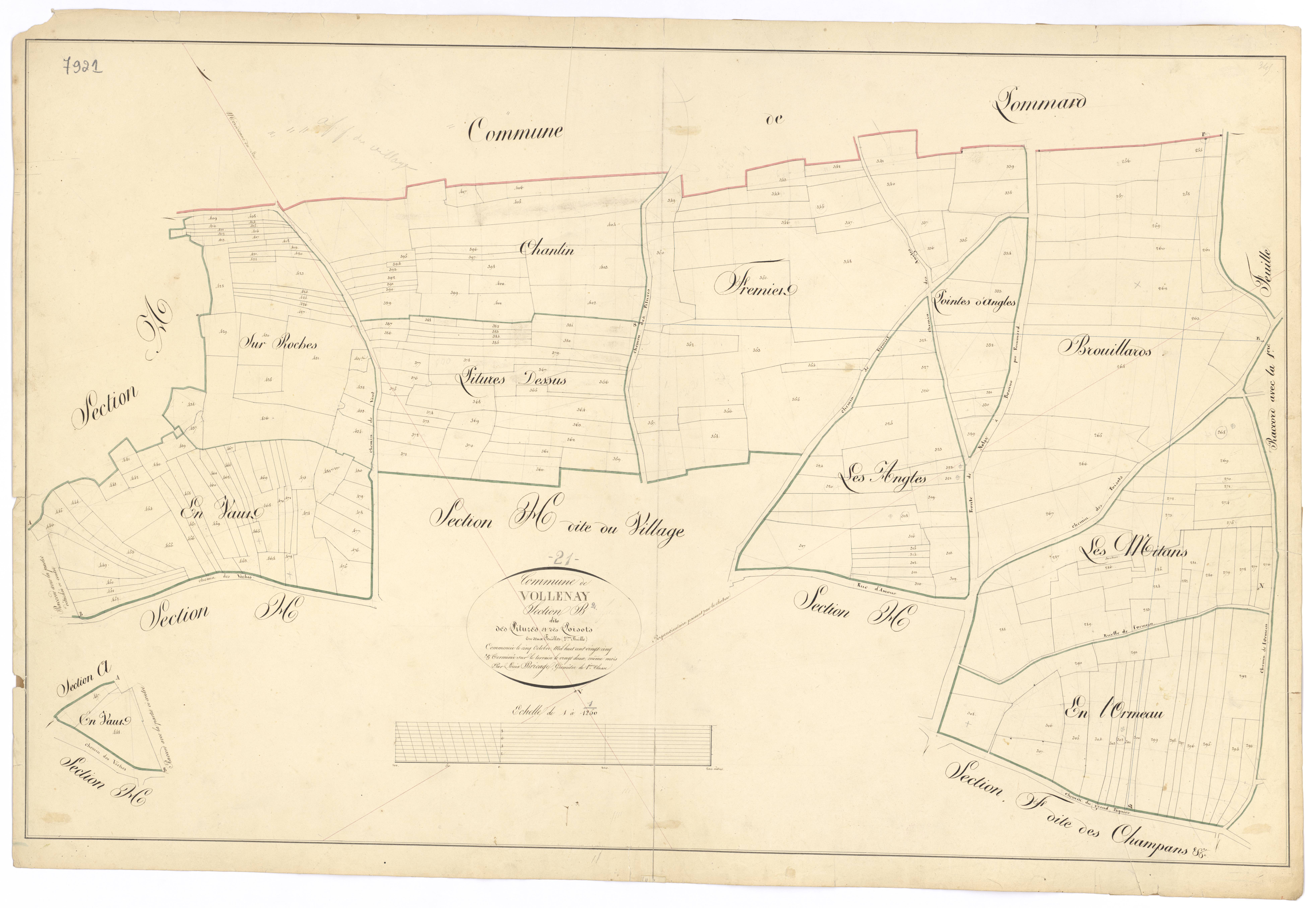 Volnay - Section B2 - 3 P PLAN 712/4