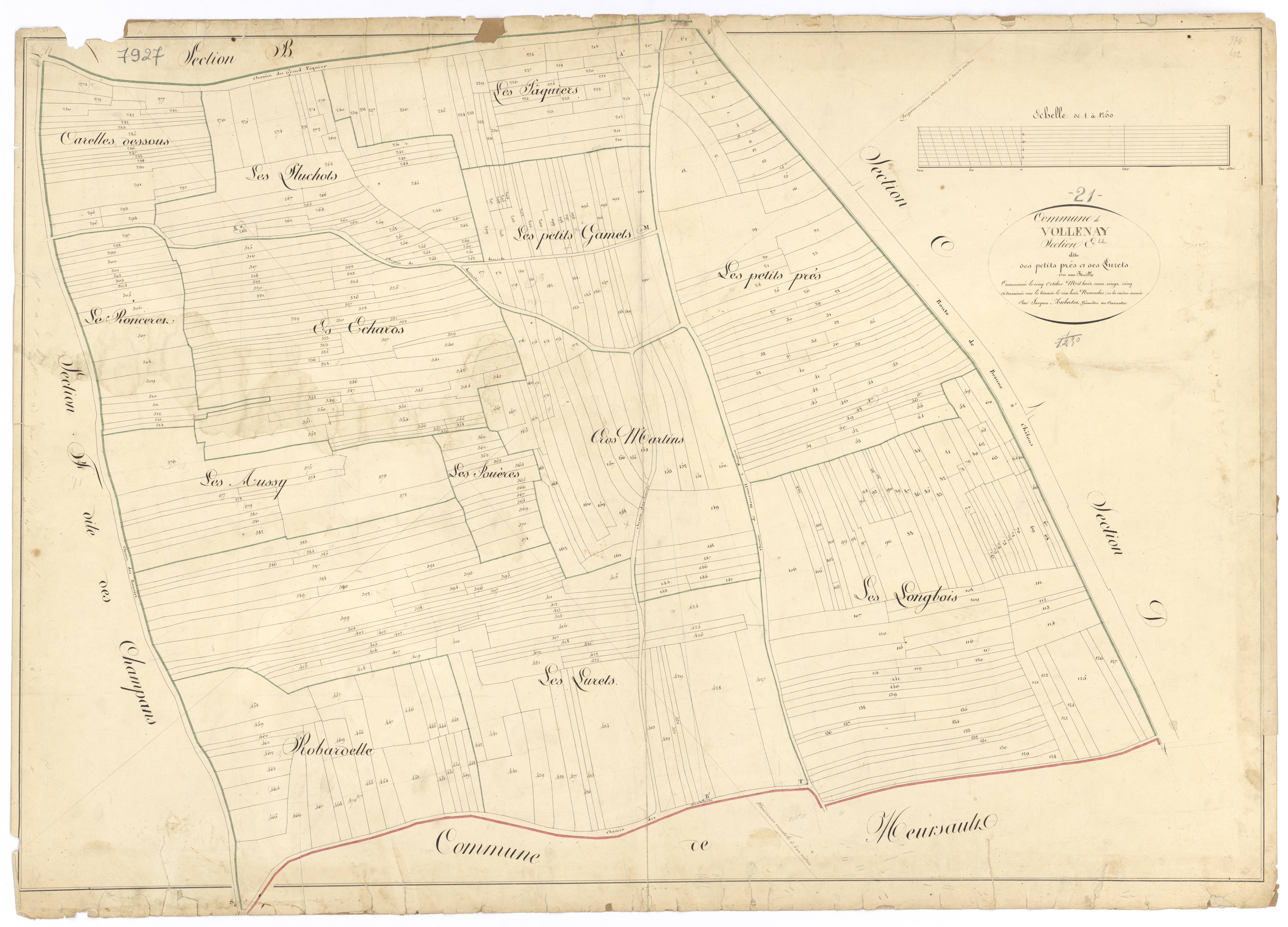 Volnay - Section E - 3 P PLAN 712/10