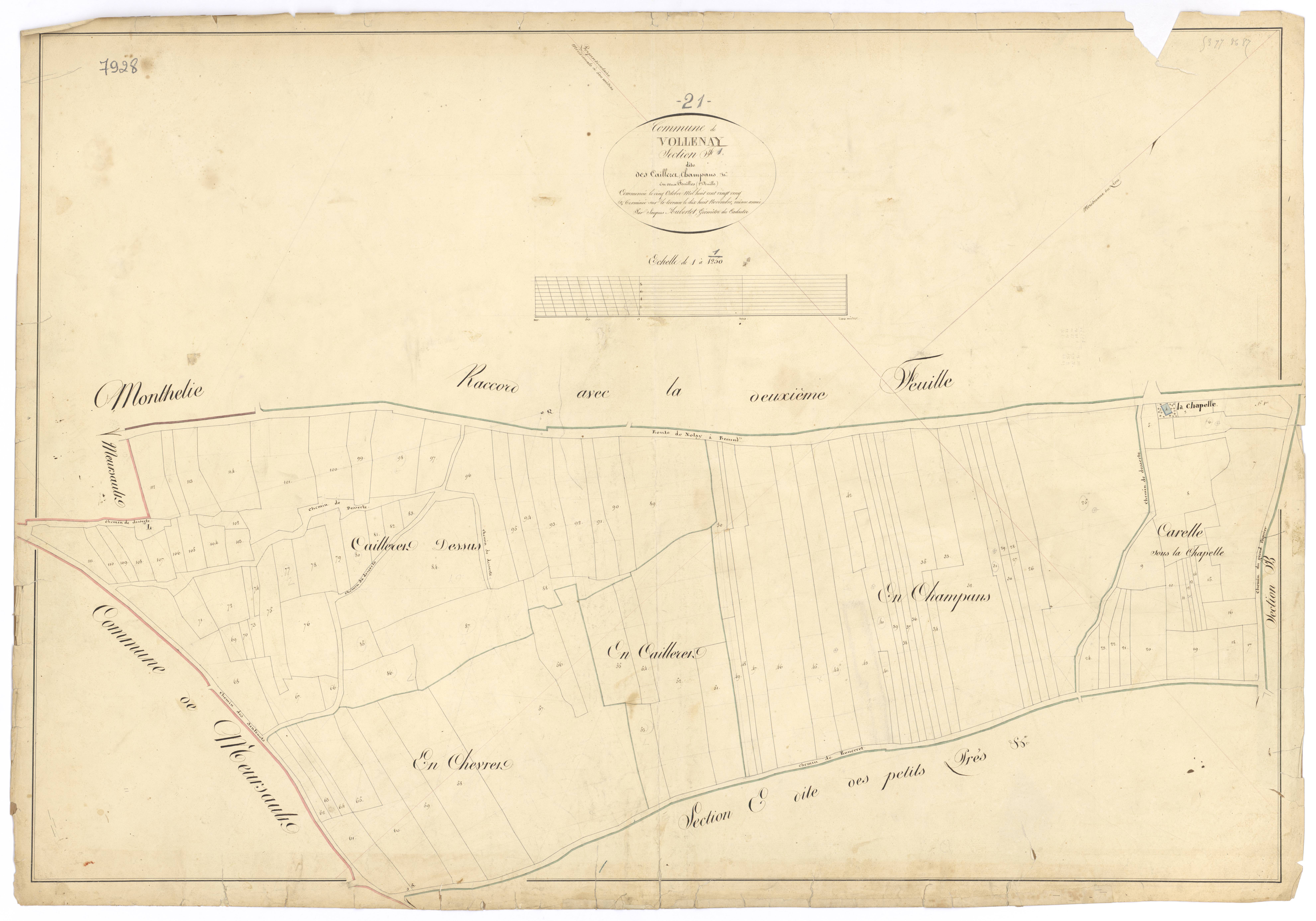 Volnay - Section F1 - 3 P PLAN 712/11