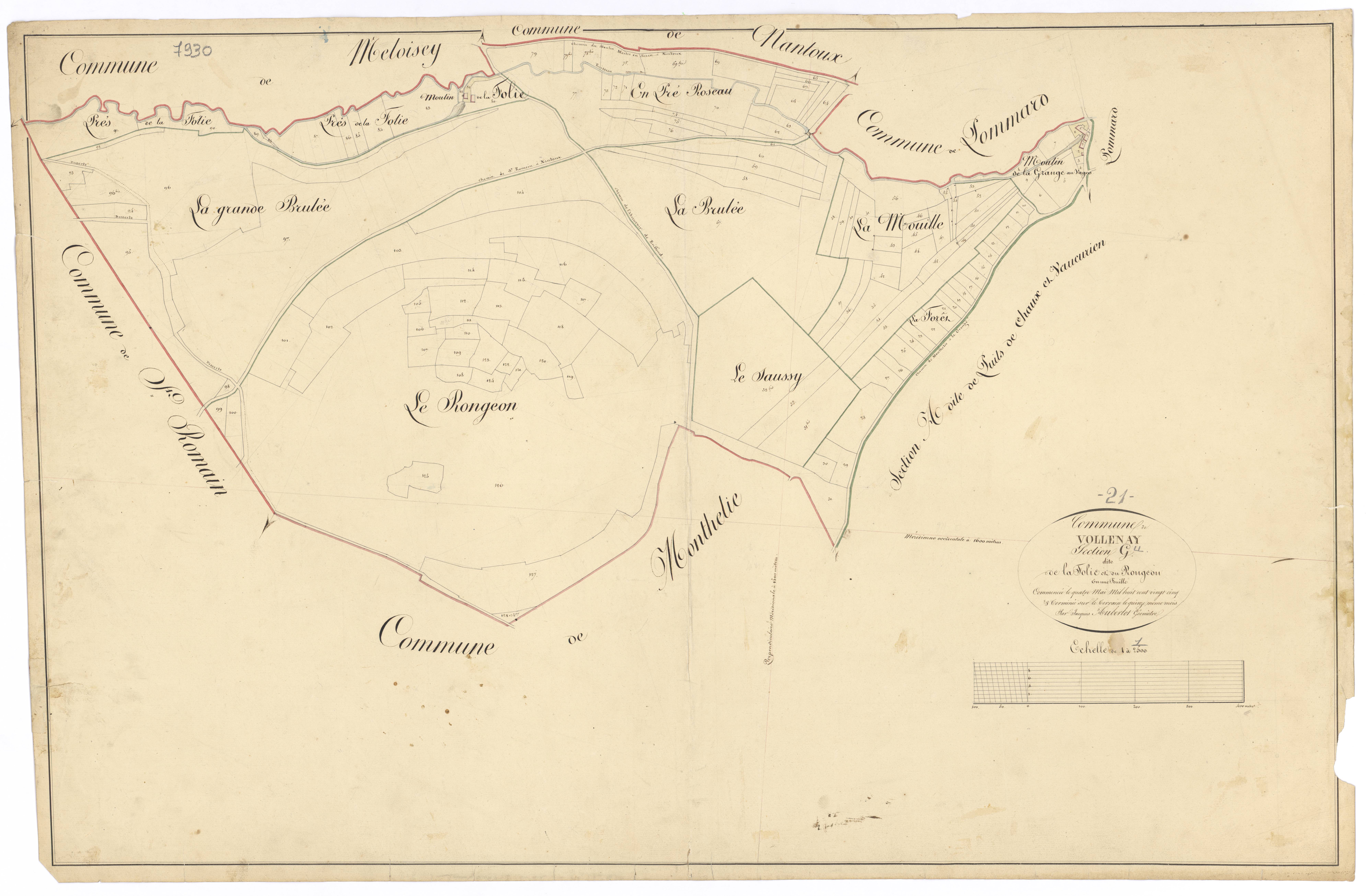 Volnay - Section G - 3 P PLAN 712/13