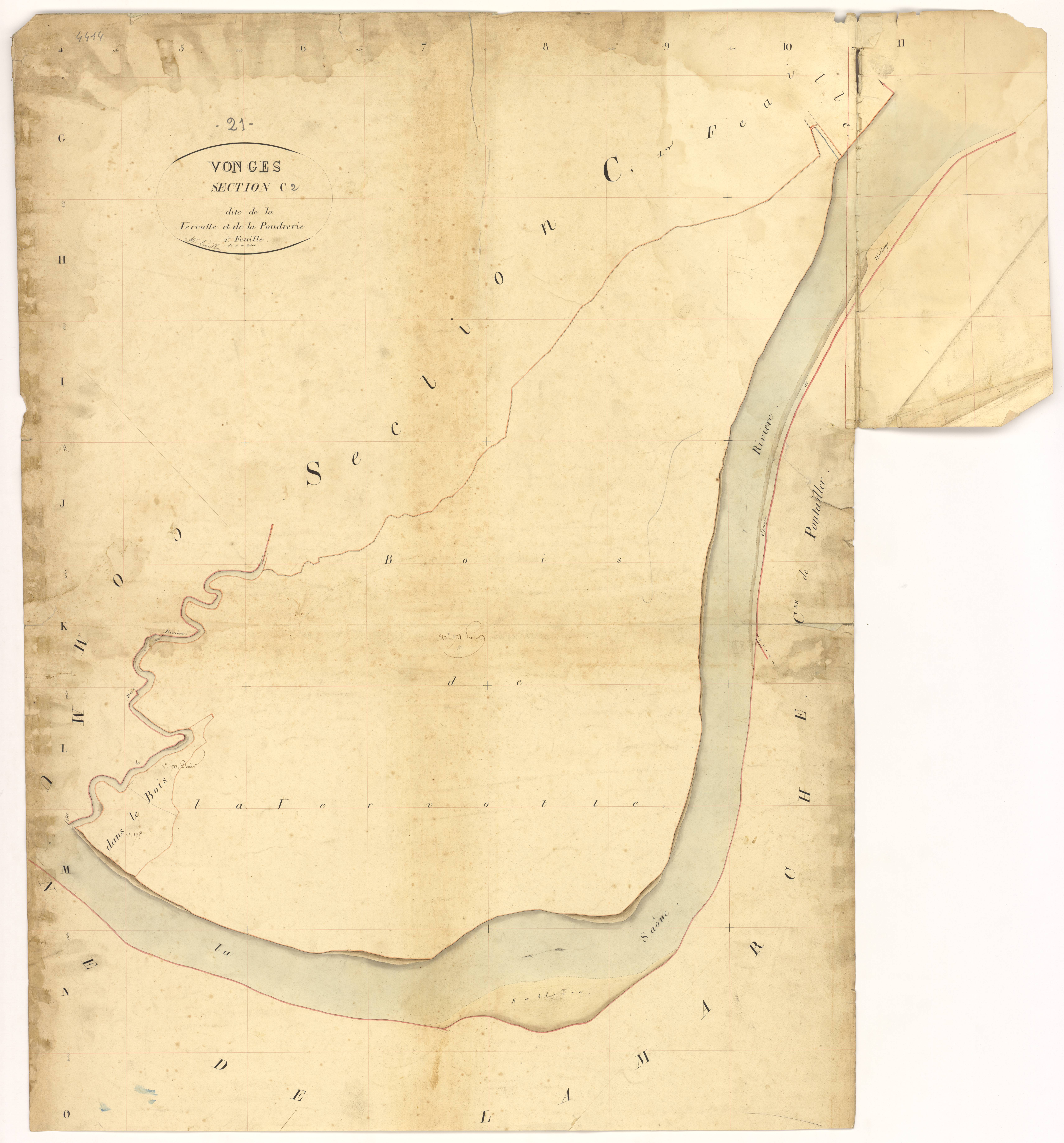 Vonges - Section C2 - 3 P PLAN 713/5