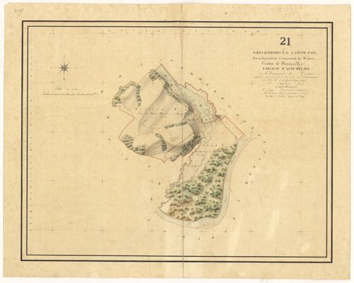 Vonges - Tableau d'assemblage - 3 P PLAN 713/1