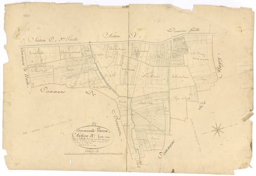 Vosne-Romanée - Section B - 3 P PLAN 714/4