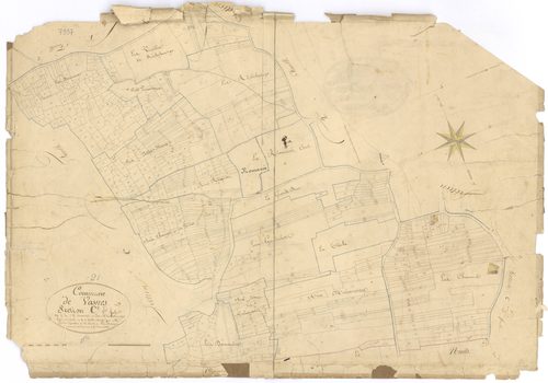 Vosne-Romanée - Section C2 - 3 P PLAN 714/6