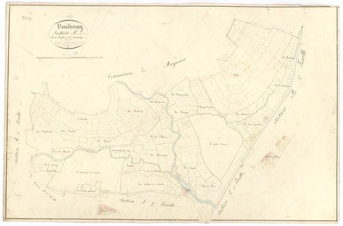 Voudenay - Section A4 - 3 P PLAN 715/5