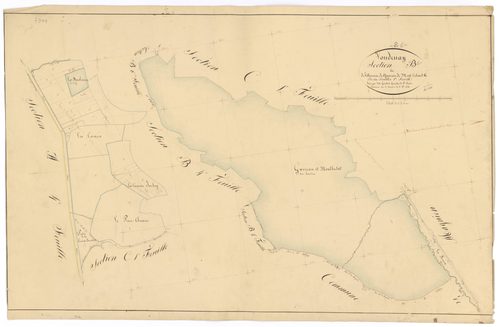 Voudenay - Section B1 - 3 P PLAN 715/6