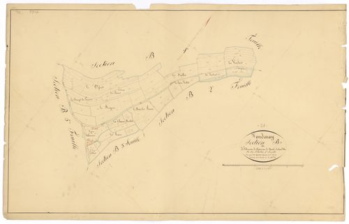 Voudenay - Section B4 - 3 P PLAN 715/9