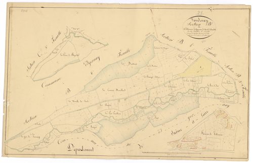 Voudenay - Section B5 - 3 P PLAN 715/10