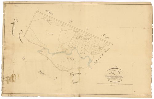 Voudenay - Section C4 - 3 P PLAN 715/15