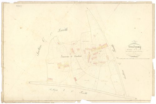 Voudenay - Section E4 - 3 P PLAN 715/21