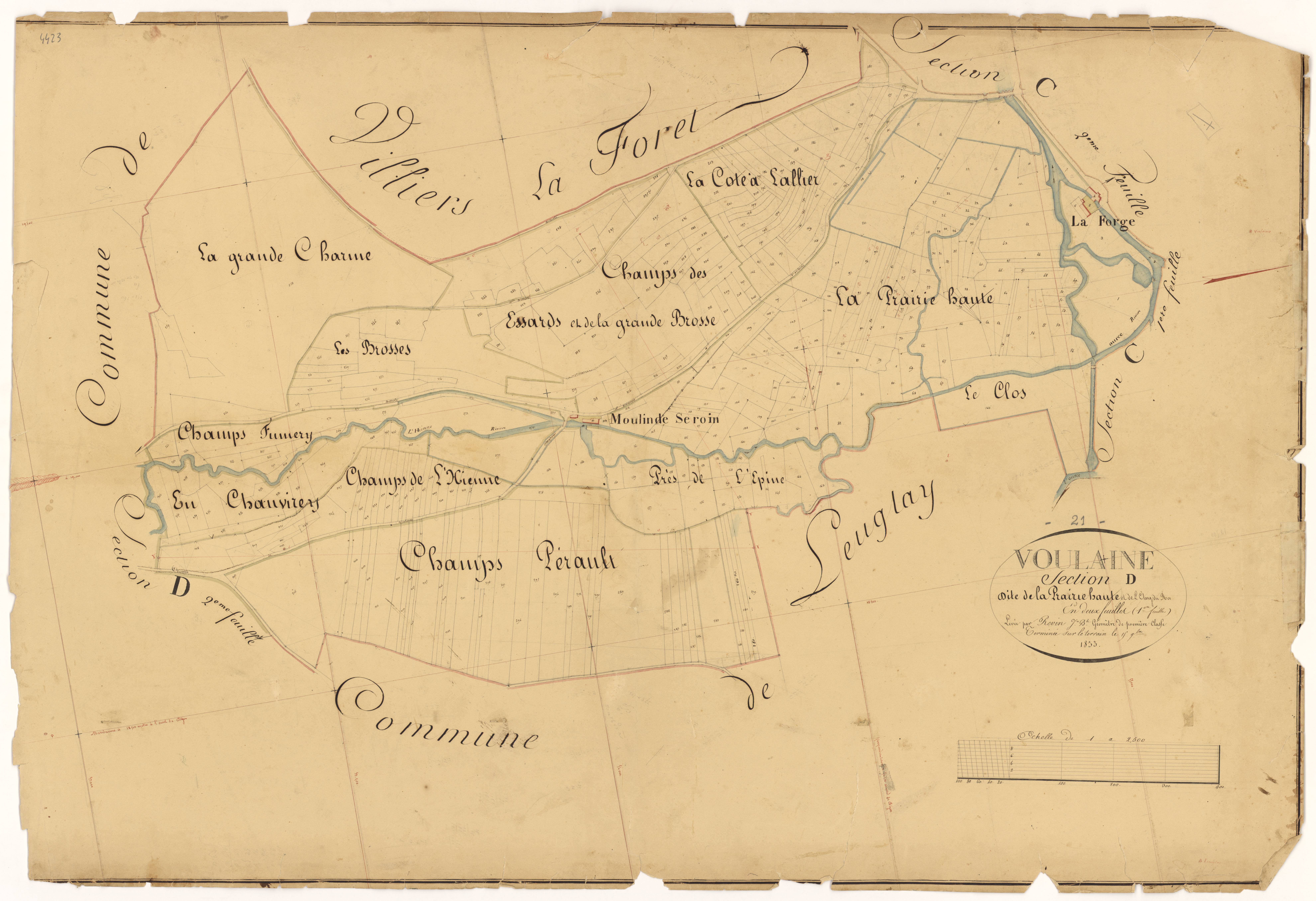 Voulaines-les-Templiers - Section D1 - 3 P PLAN 717/9