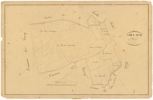 Voulaines-les-Templiers - Section C3 - 3 P PLAN 717/8