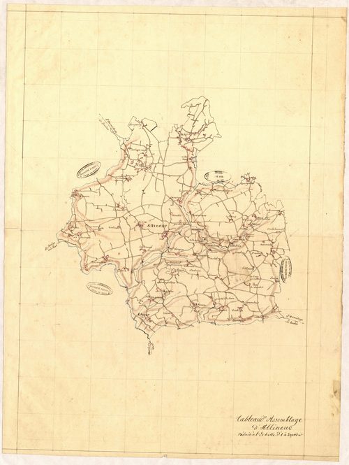 Allineuc - Tableau d'assemblage
