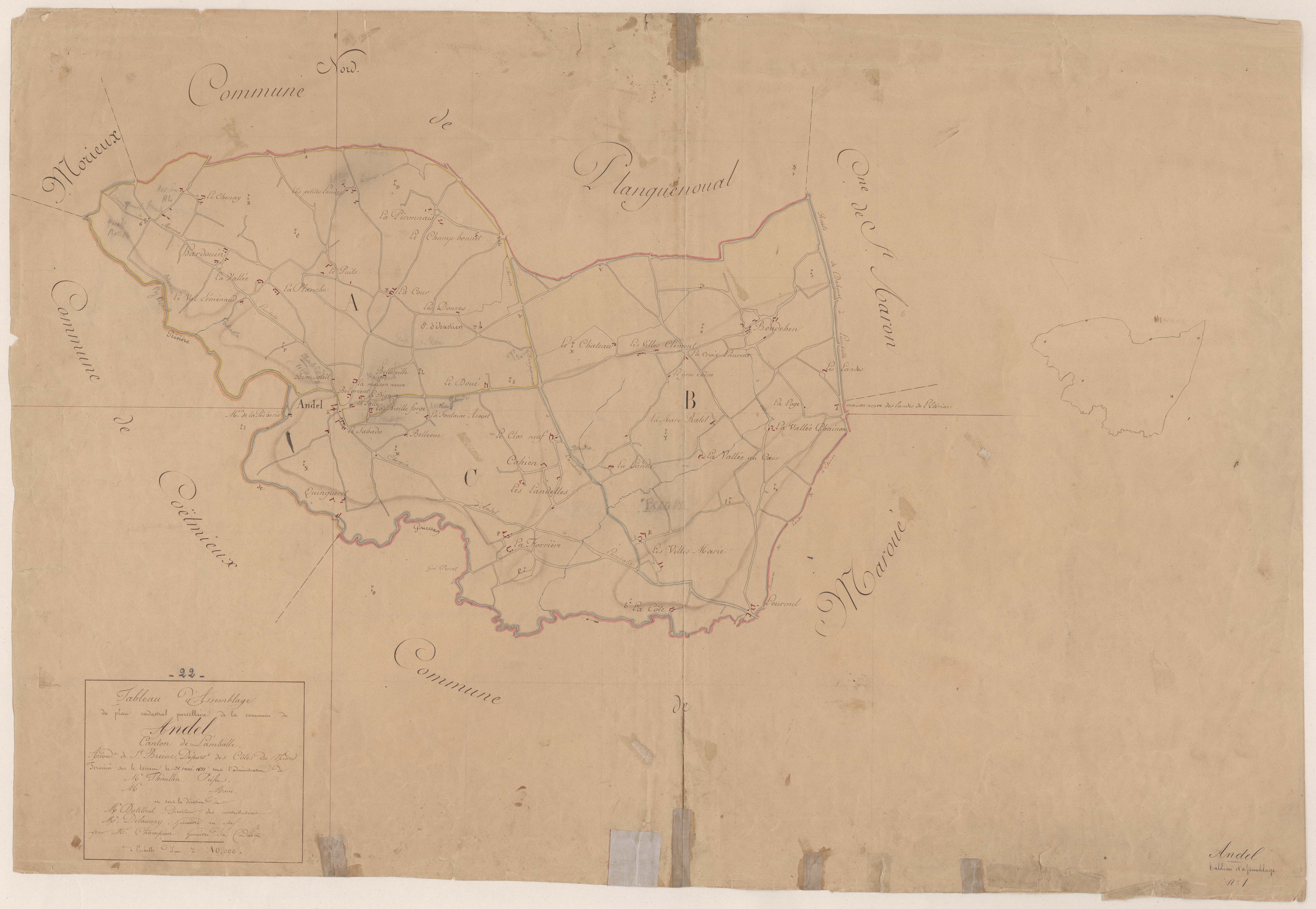 Andel - Tableau d'assemblage