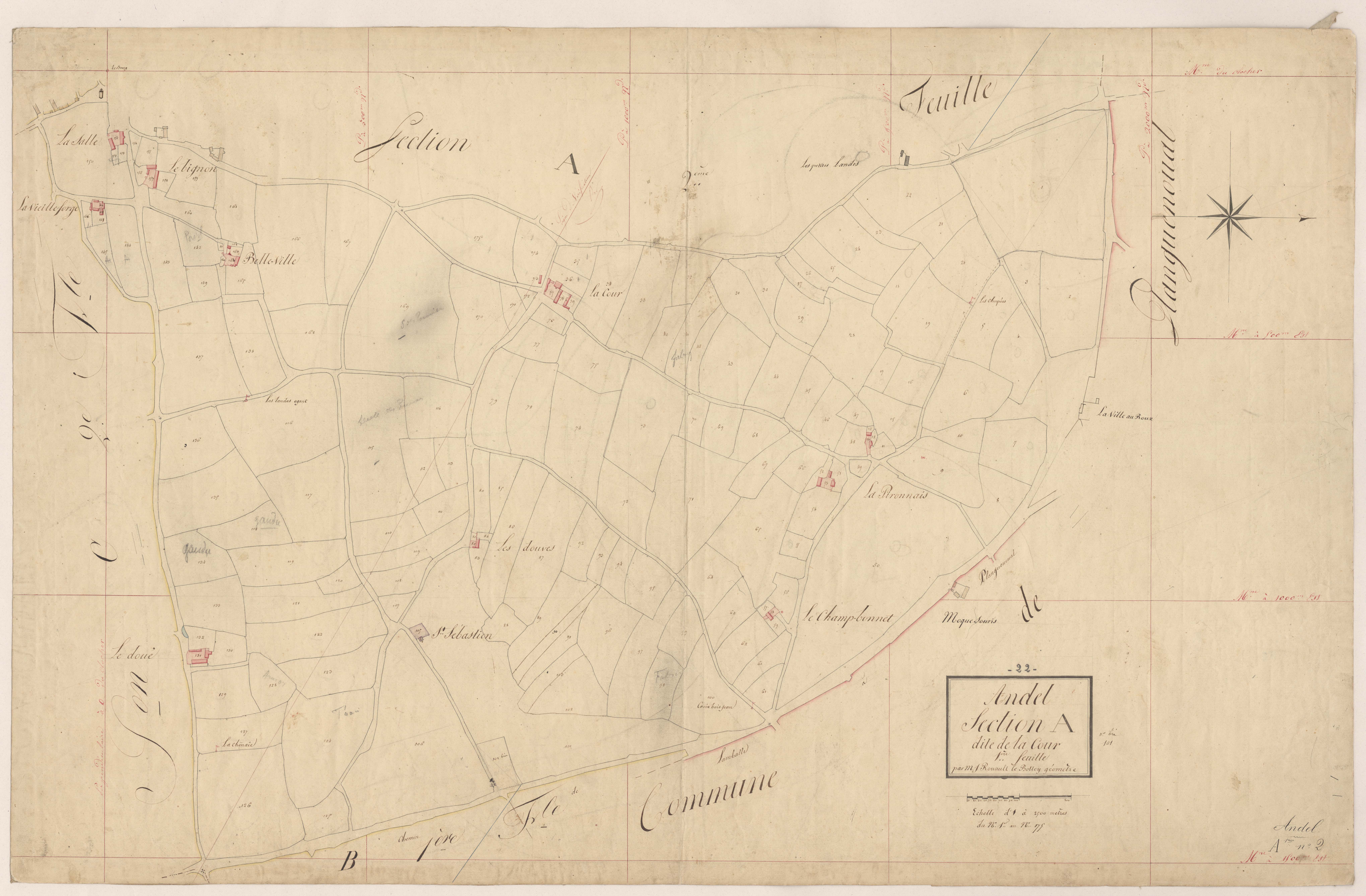 Andel - Section A, 1ère feuille