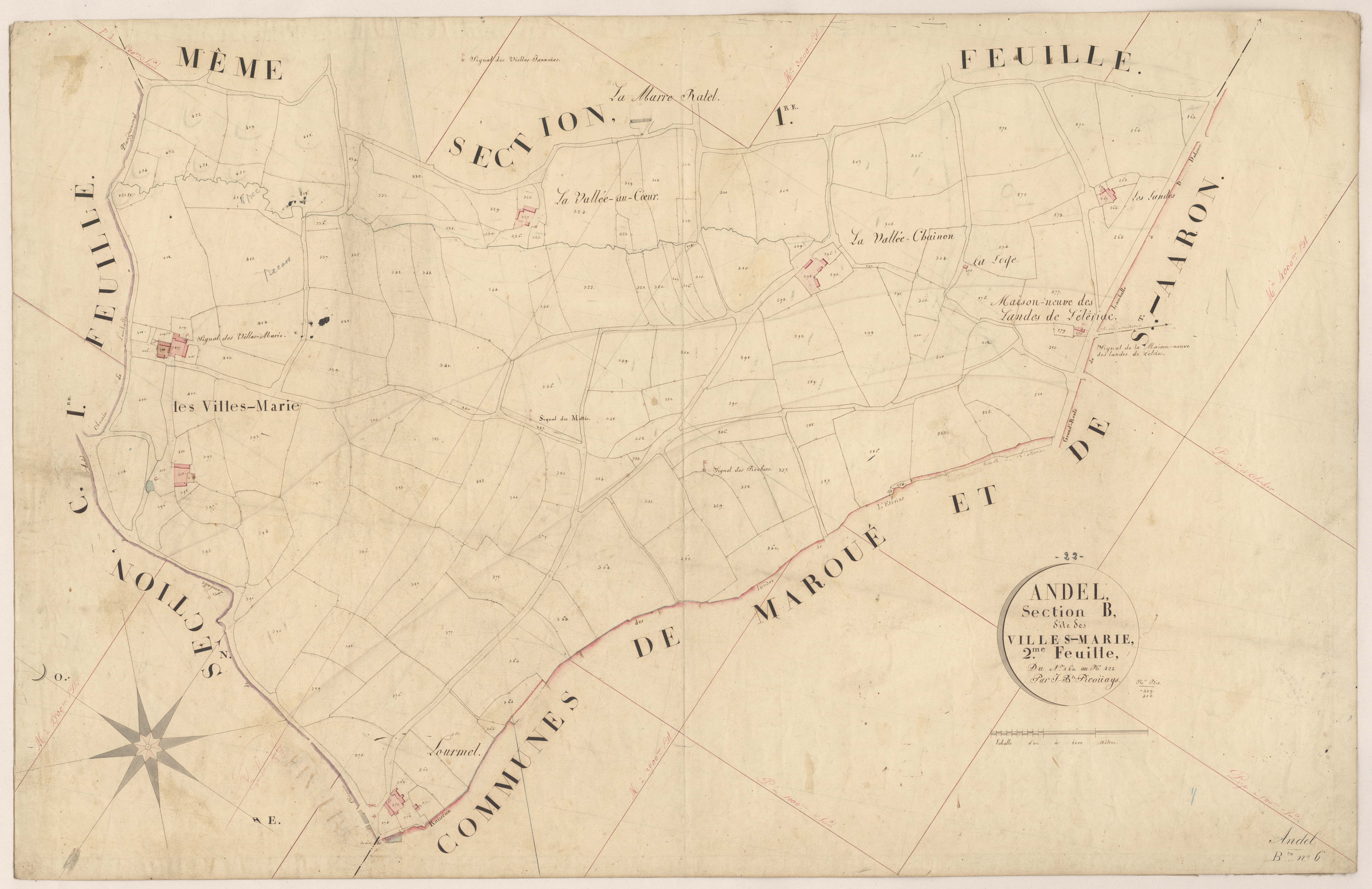 Andel - Section B, 2ème feuille