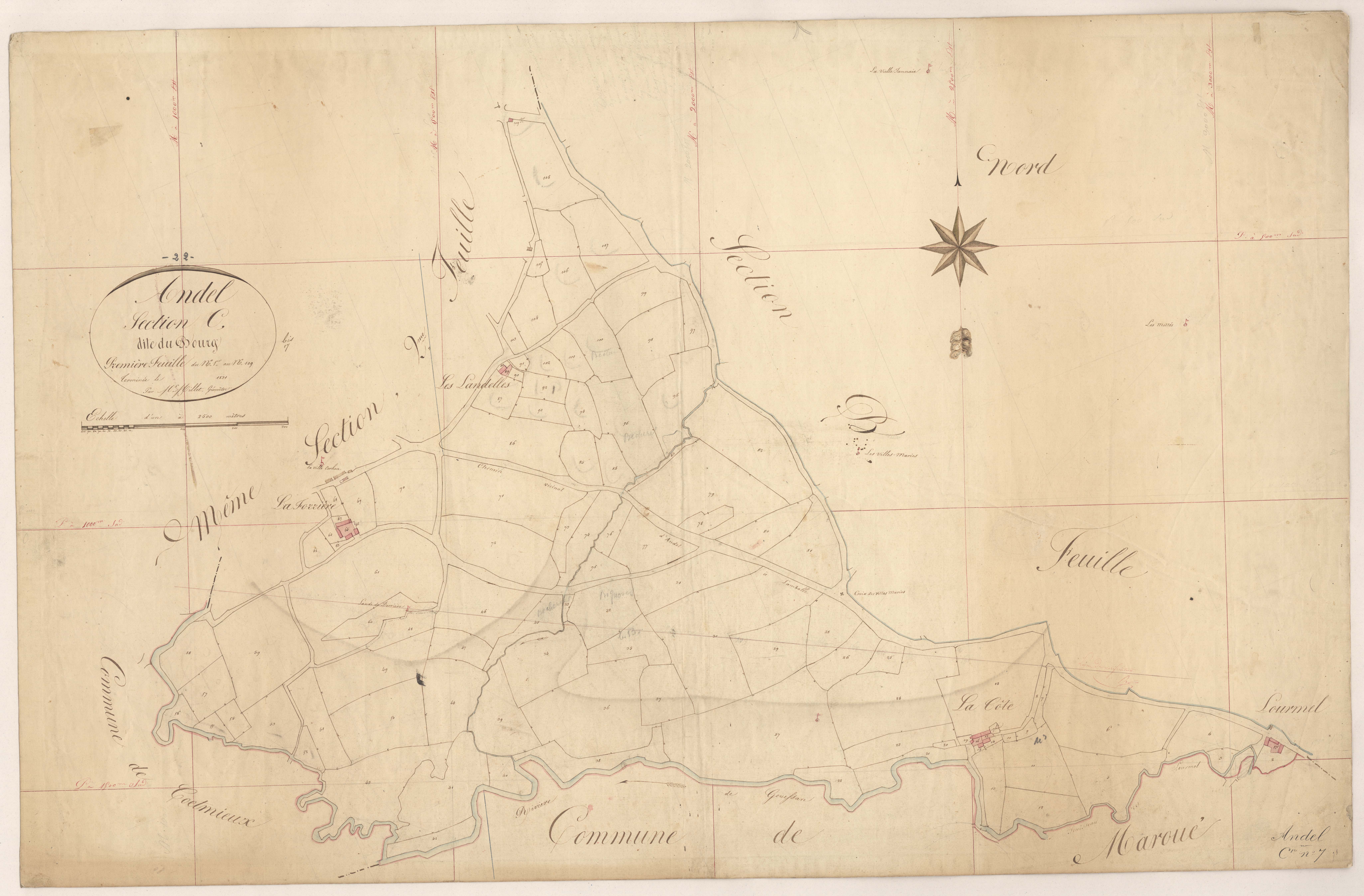 Andel - Section C, 1ère feuille