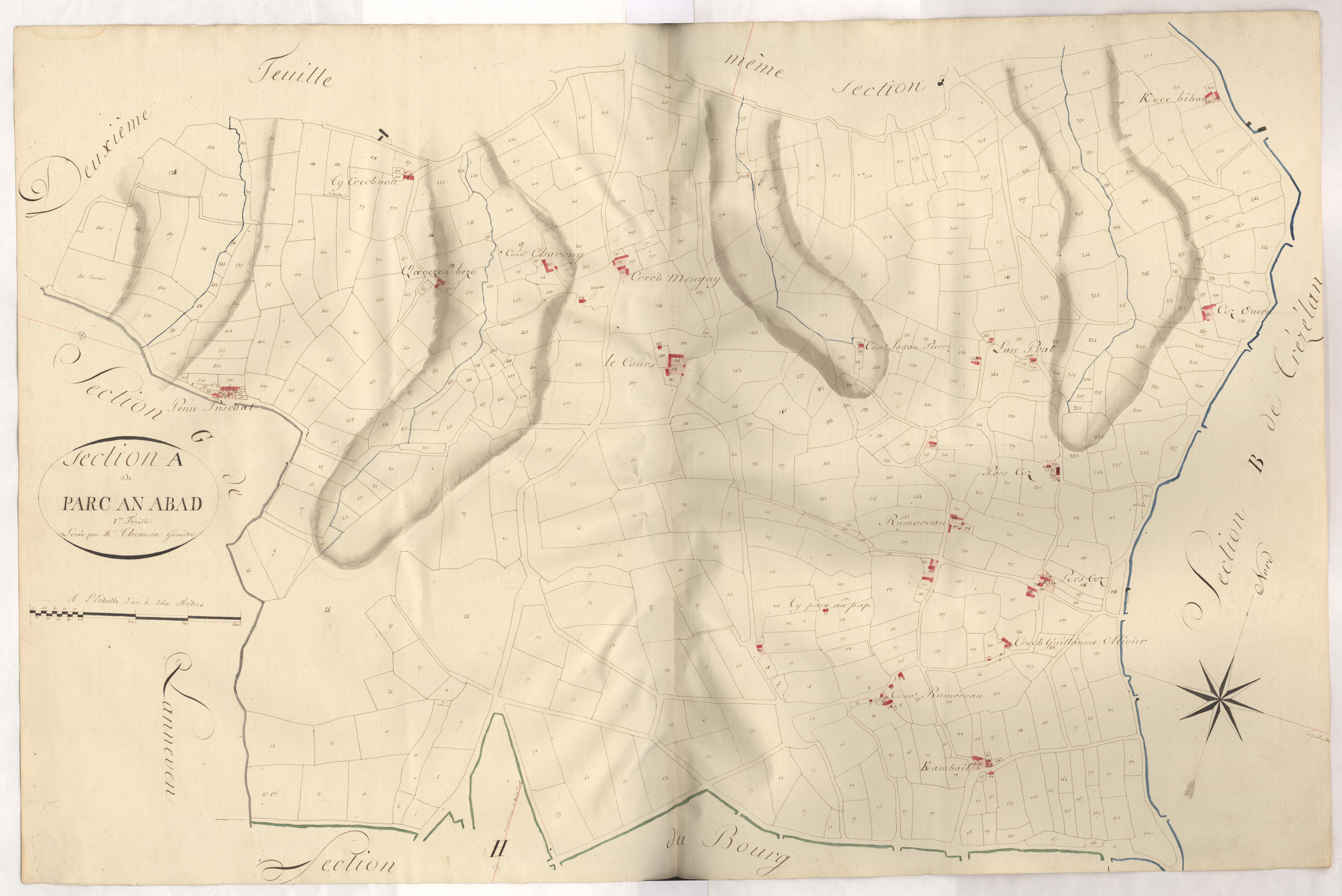 Bégard - Section A, 1ère feuille