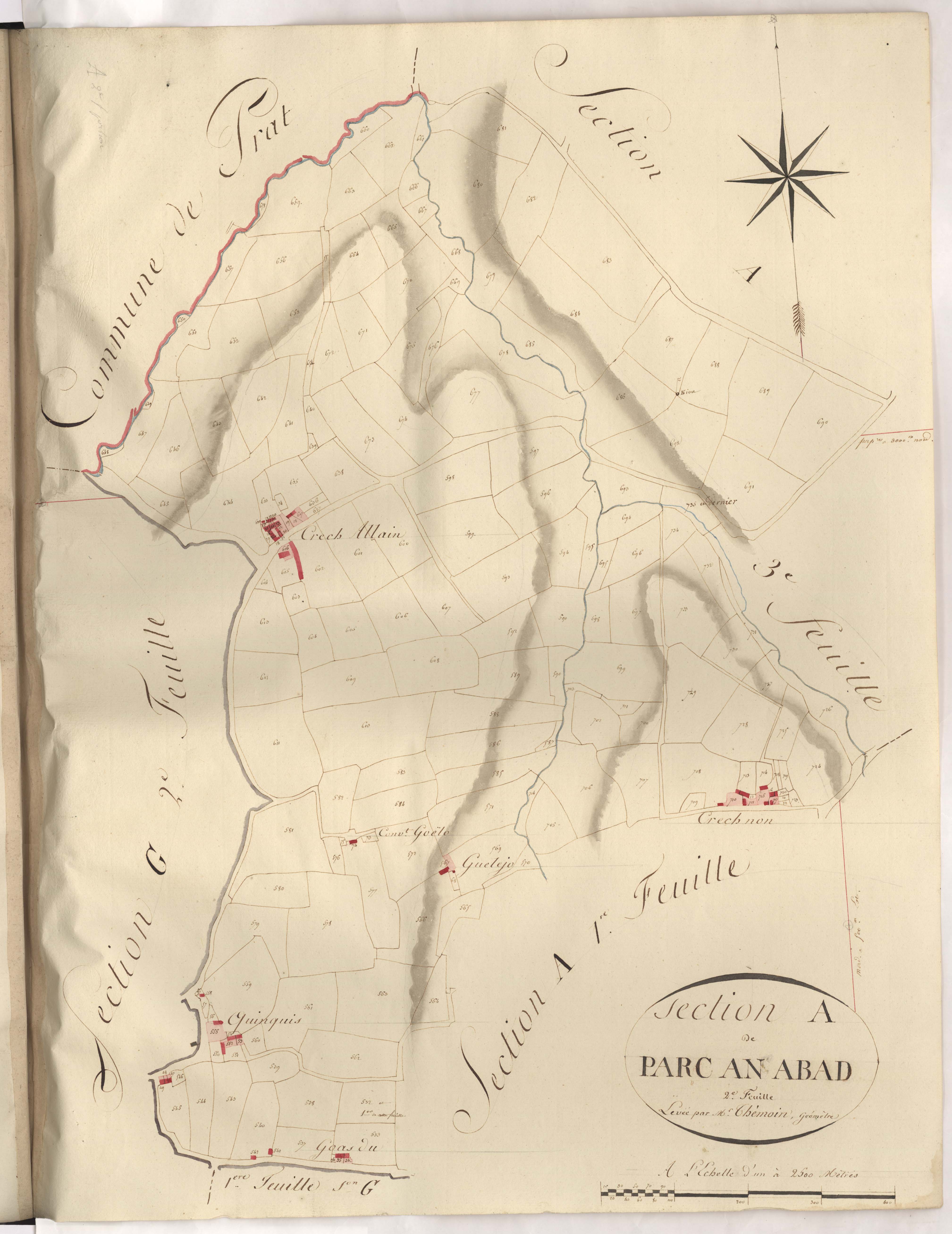 Bégard - Section A, 2ème feuille