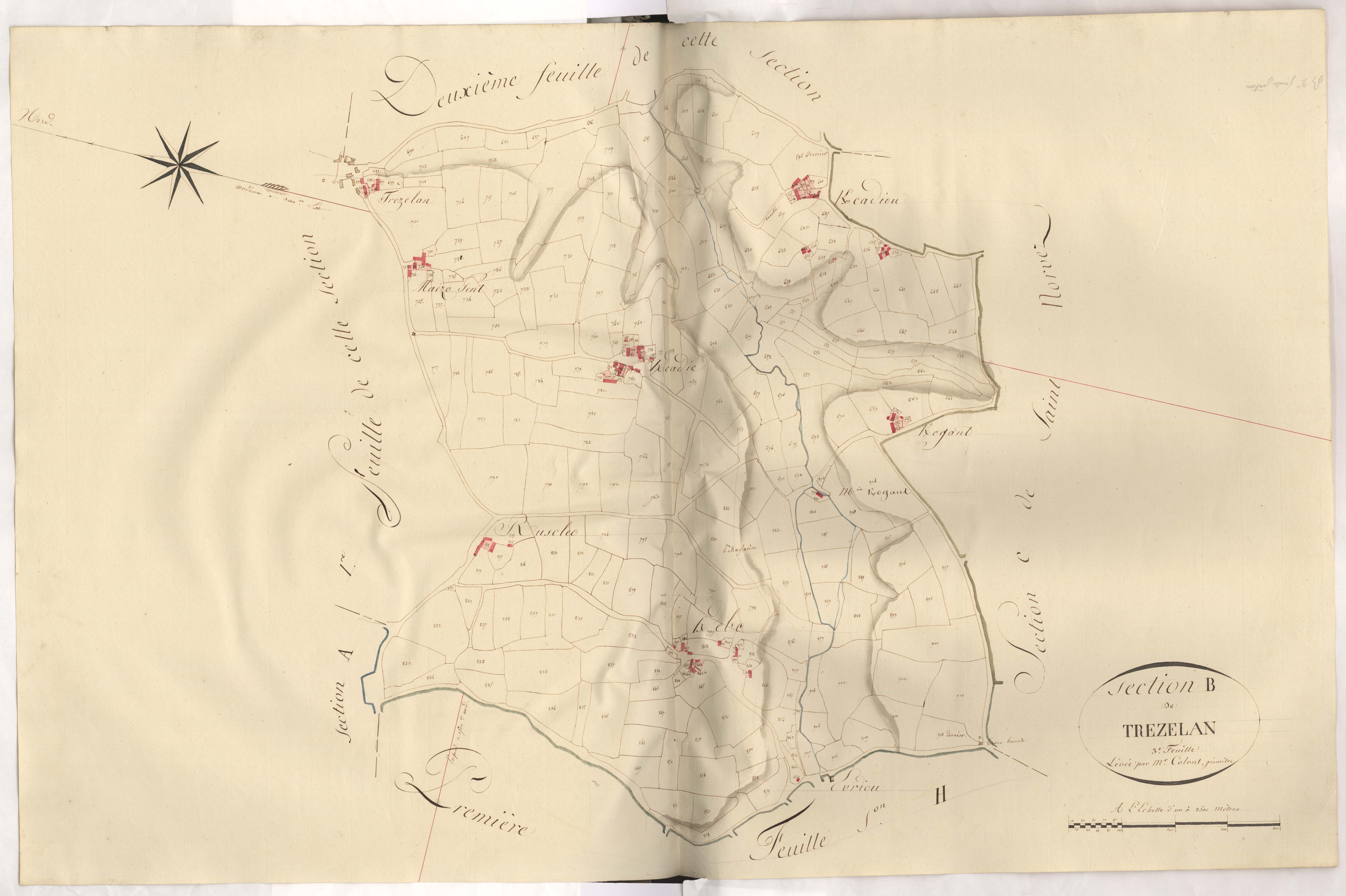 Bégard - Section B, 3ème feuille