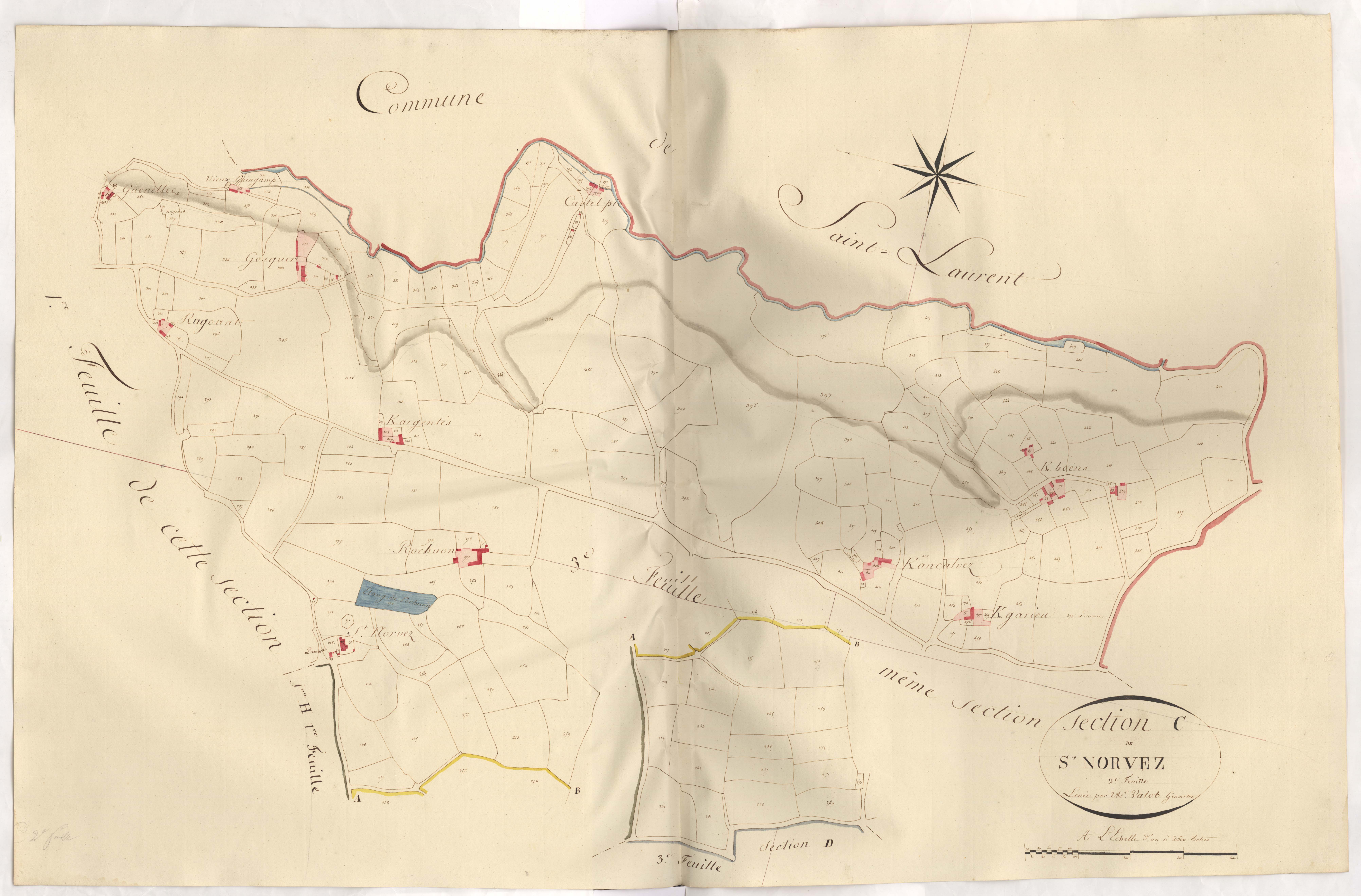 Bégard - Section C, 2ème feuille