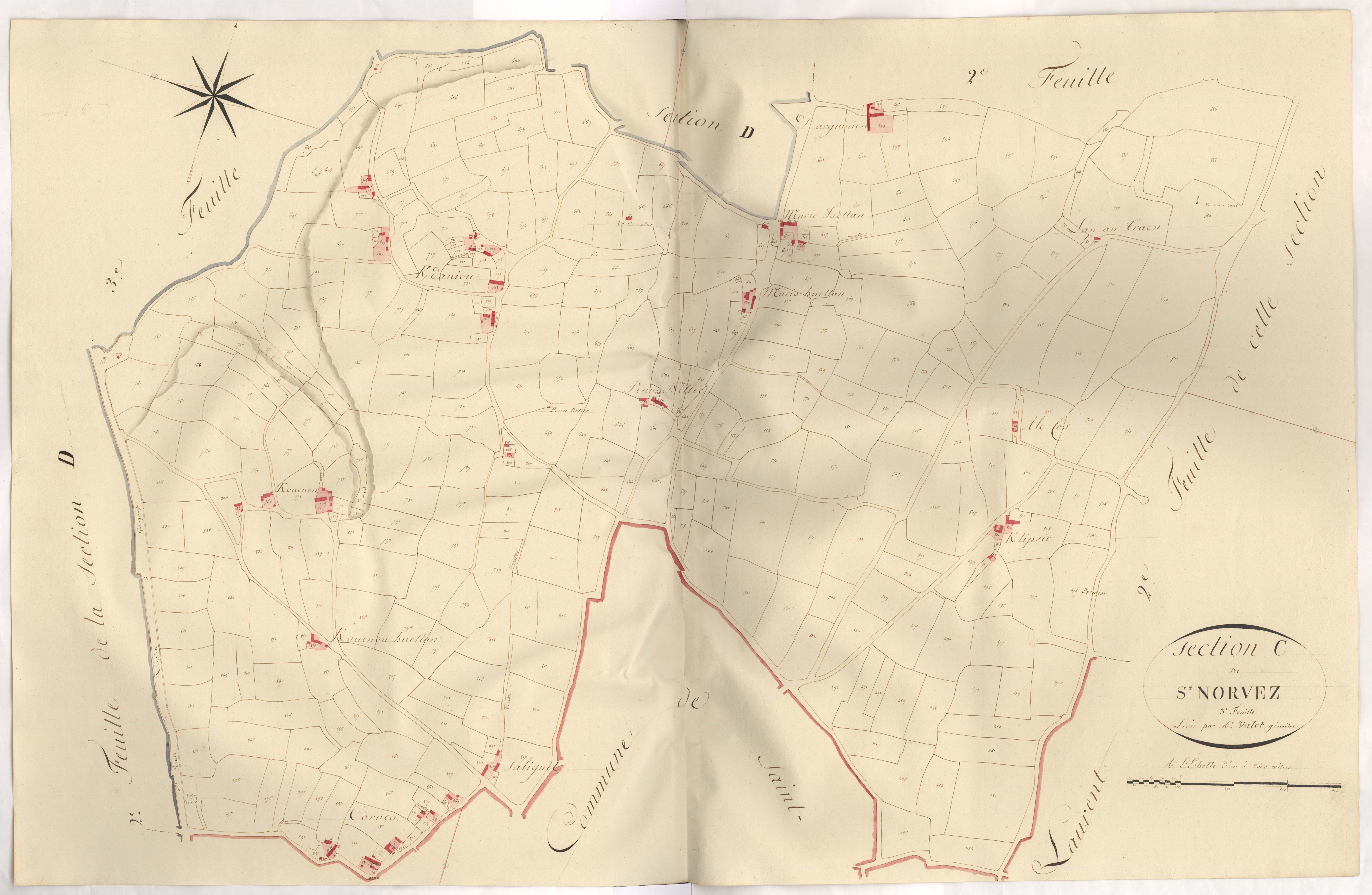 Bégard - Section C, 3ème feuille
