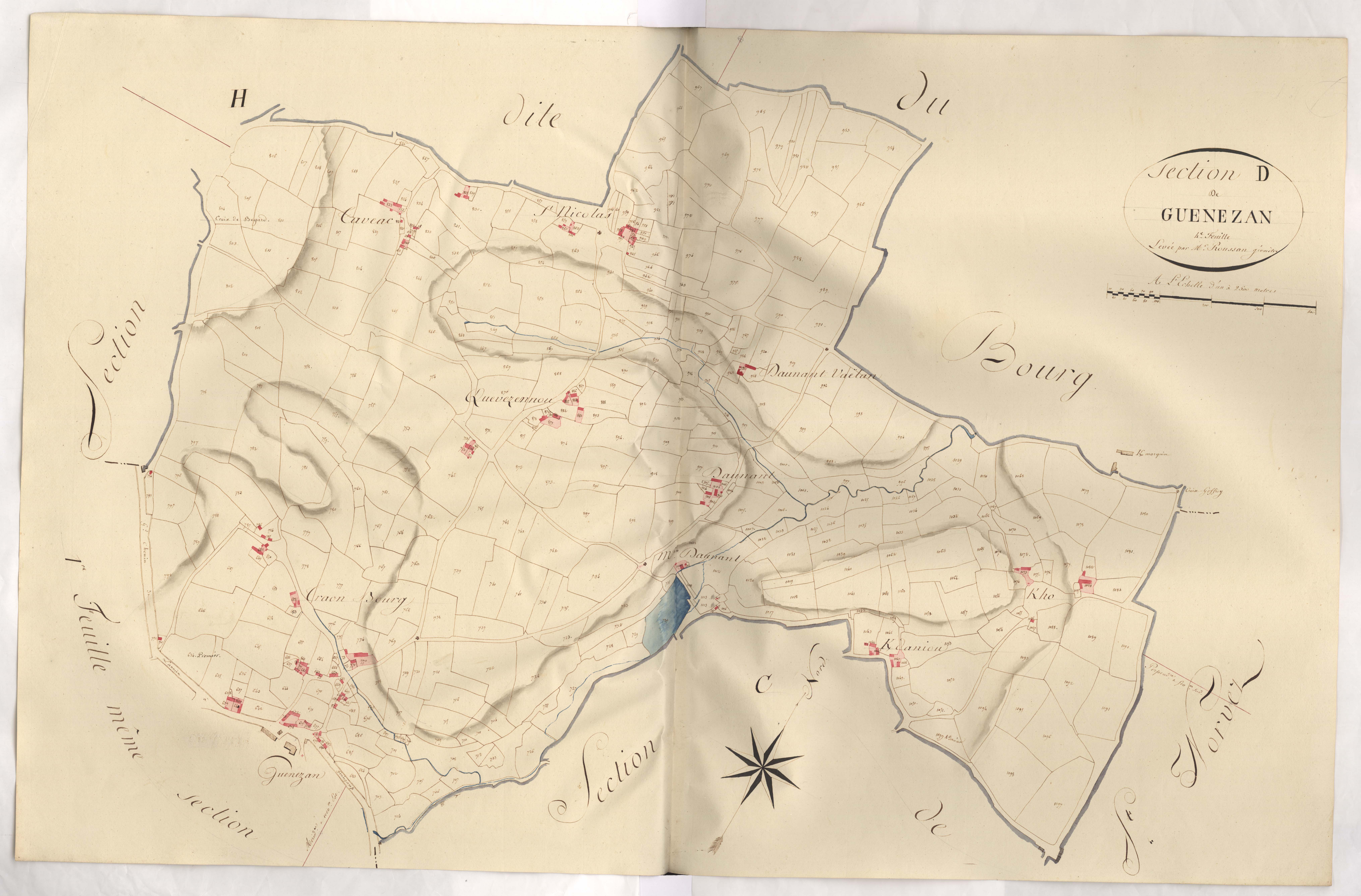 Bégard - Section D, 4ème feuille