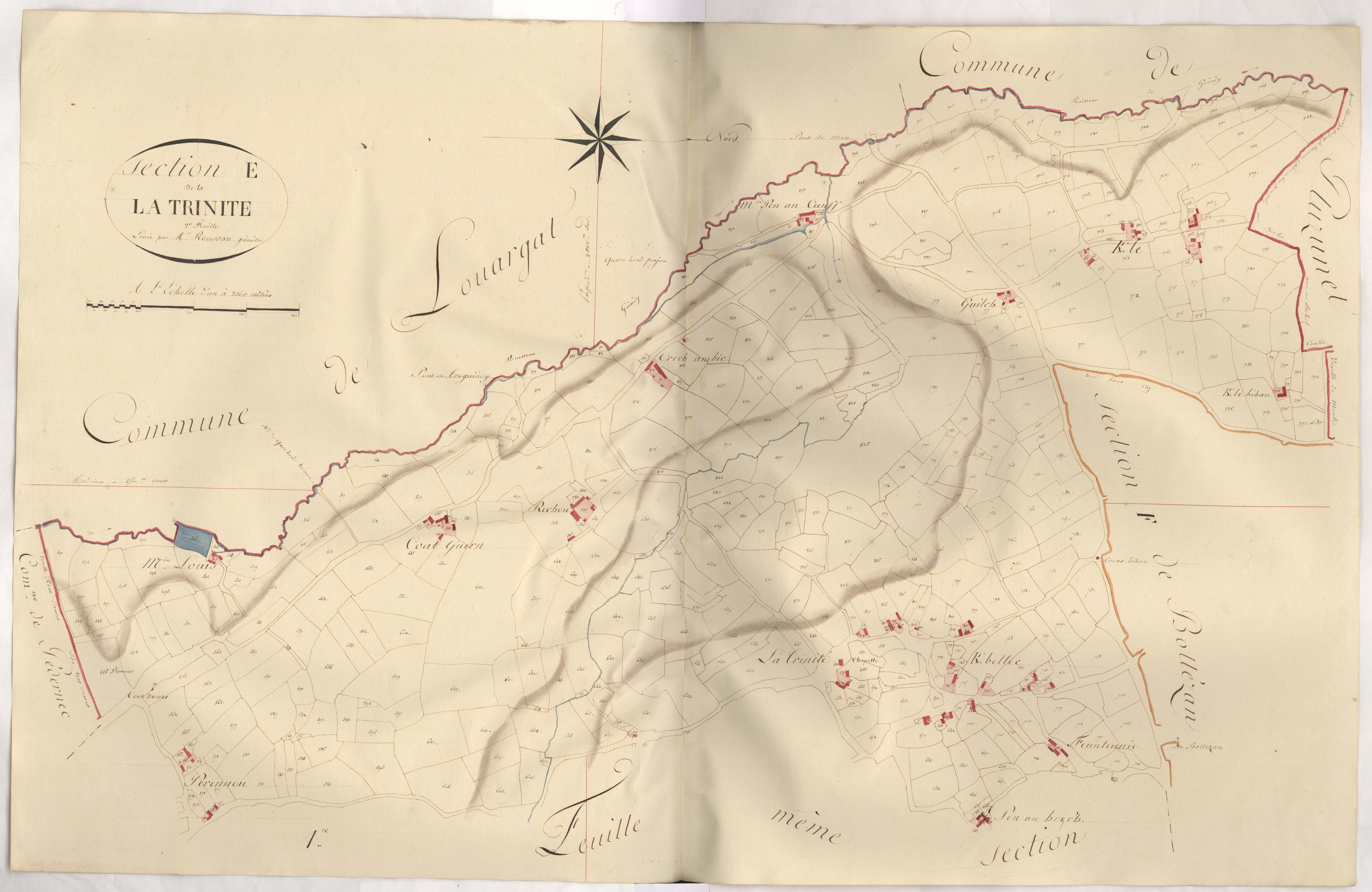 Bégard - Section E, 2ème feuille