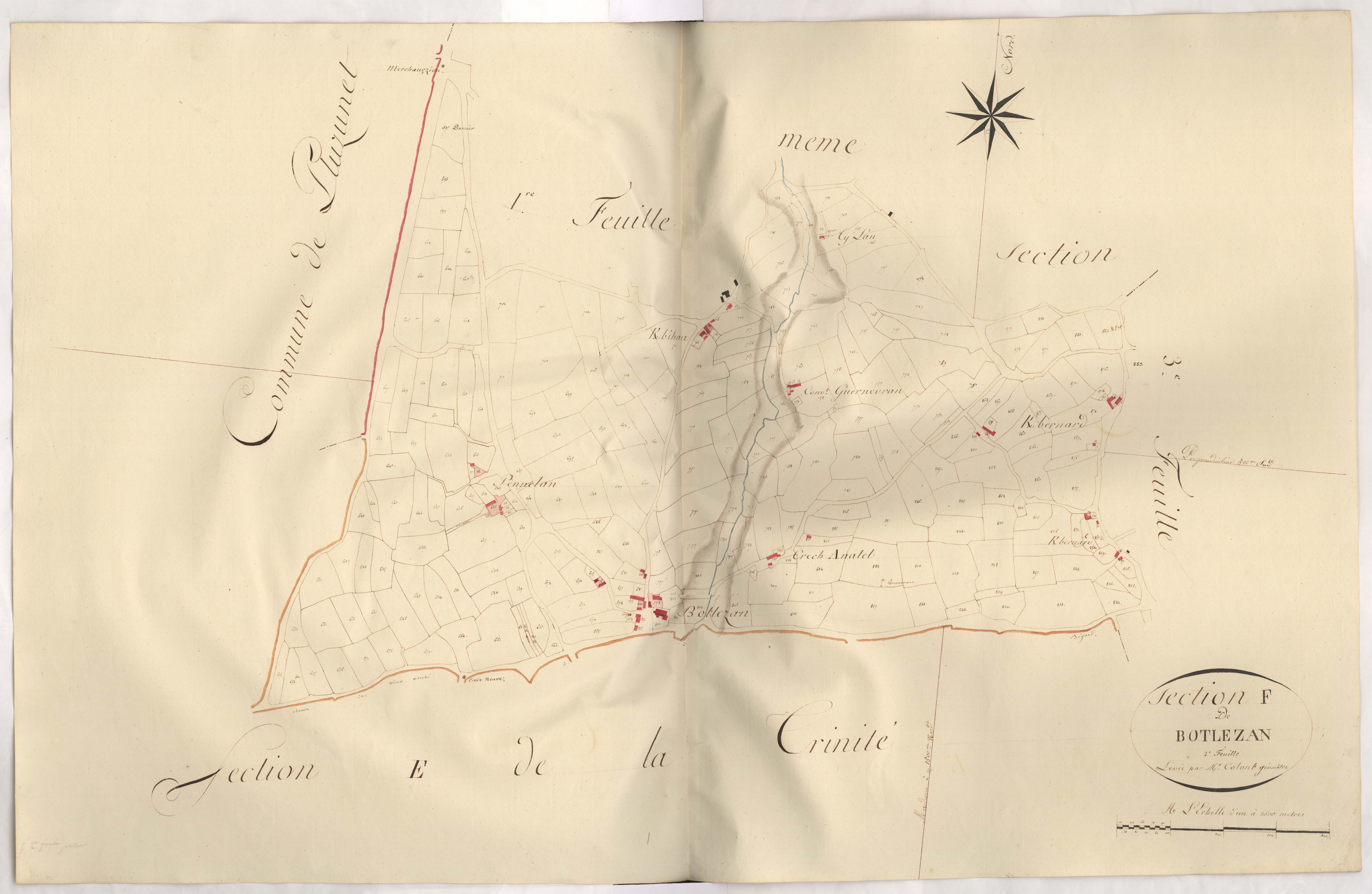 Bégard - Section F, 2ème feuille