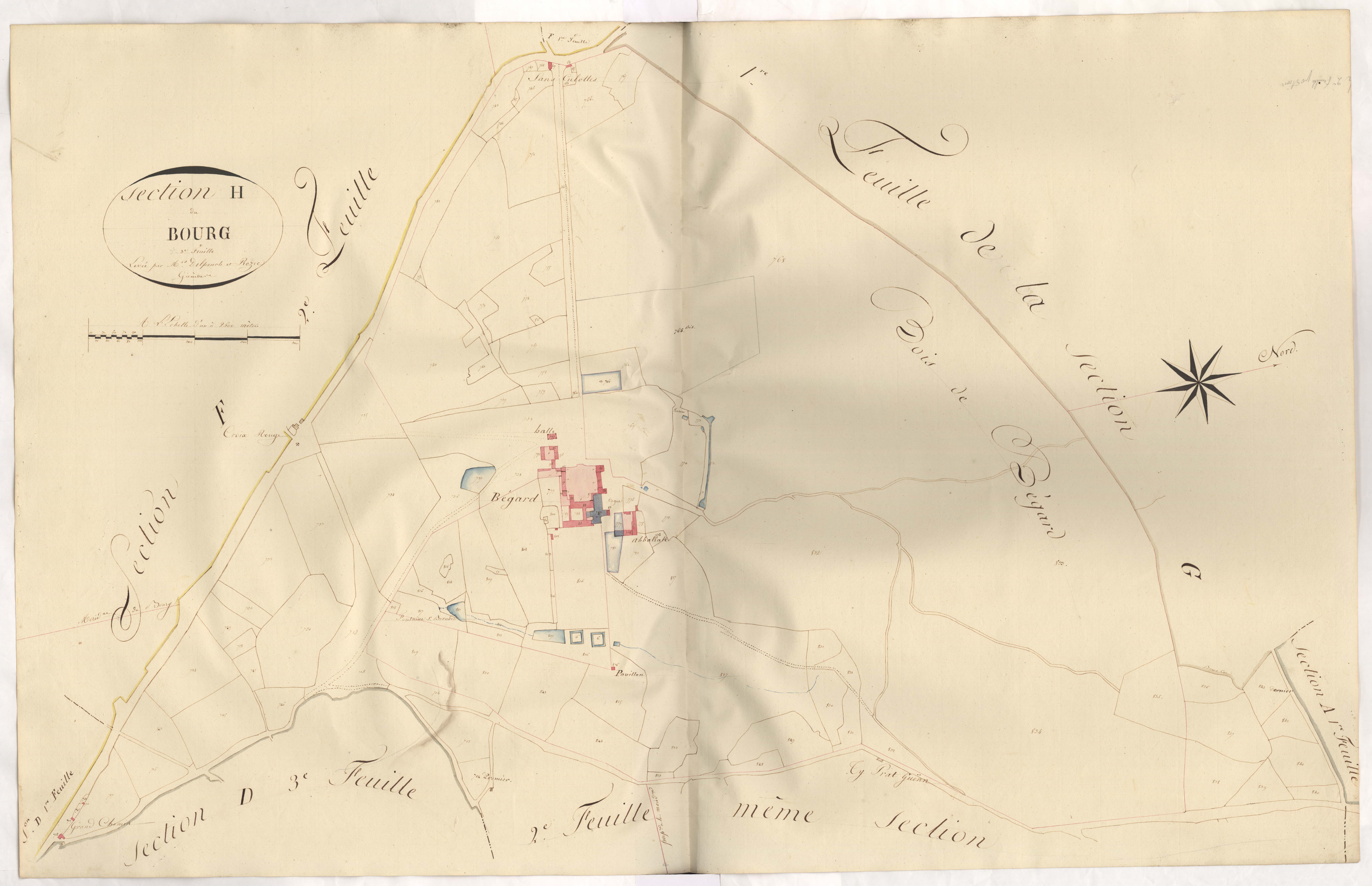 Bégard - Section H, 3ème feuille