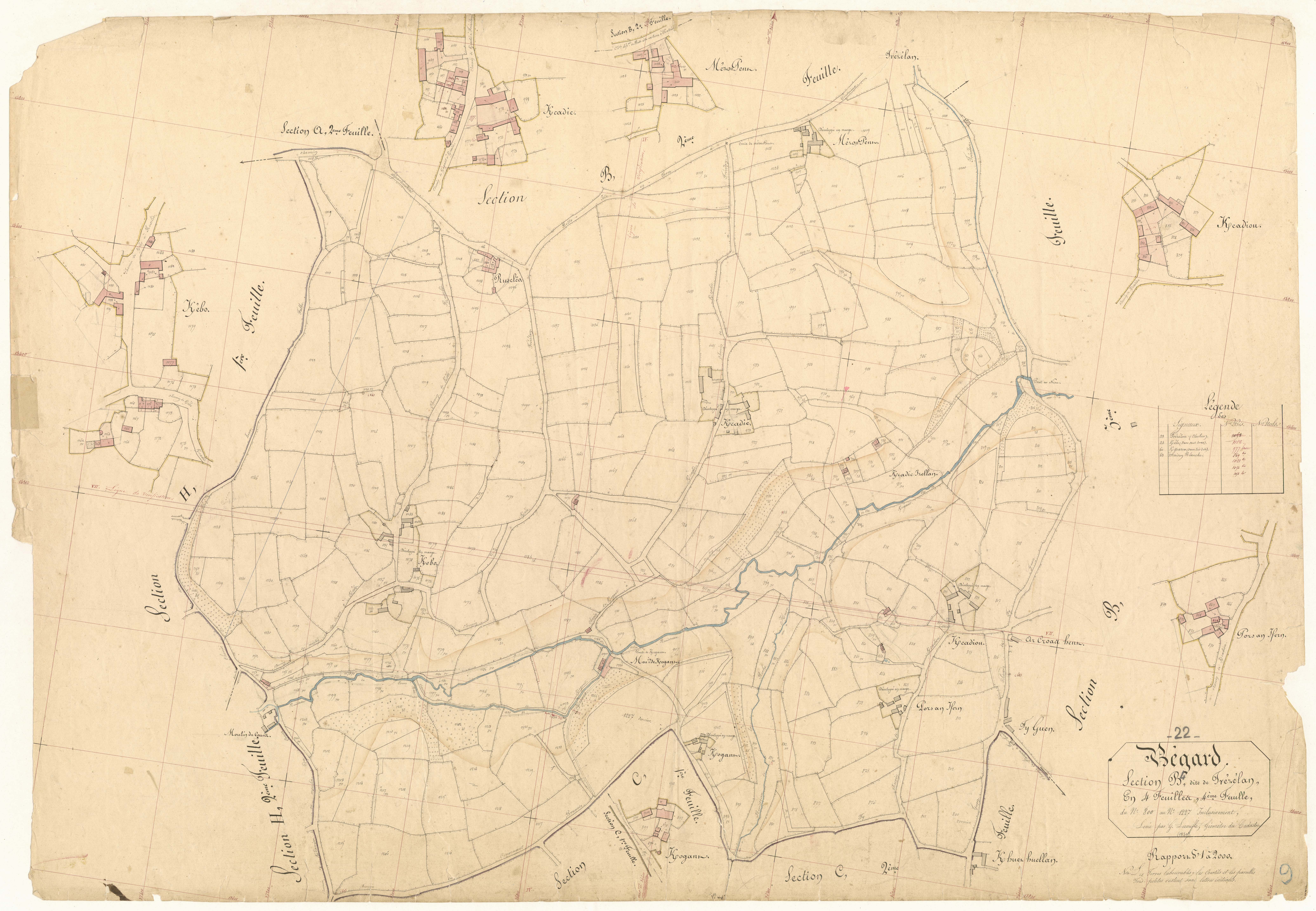 Bégard - Section B, 4ème feuille