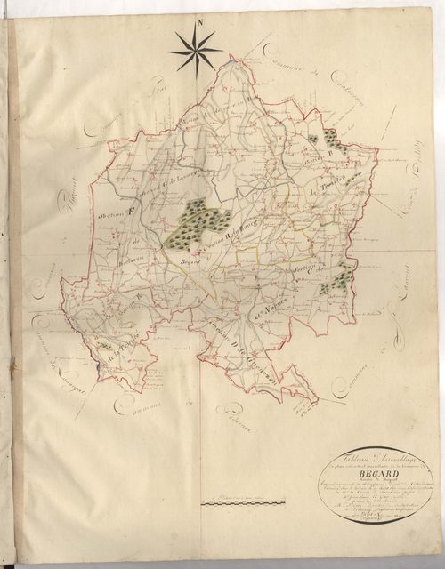 Bégard - Tableau d'assemblage