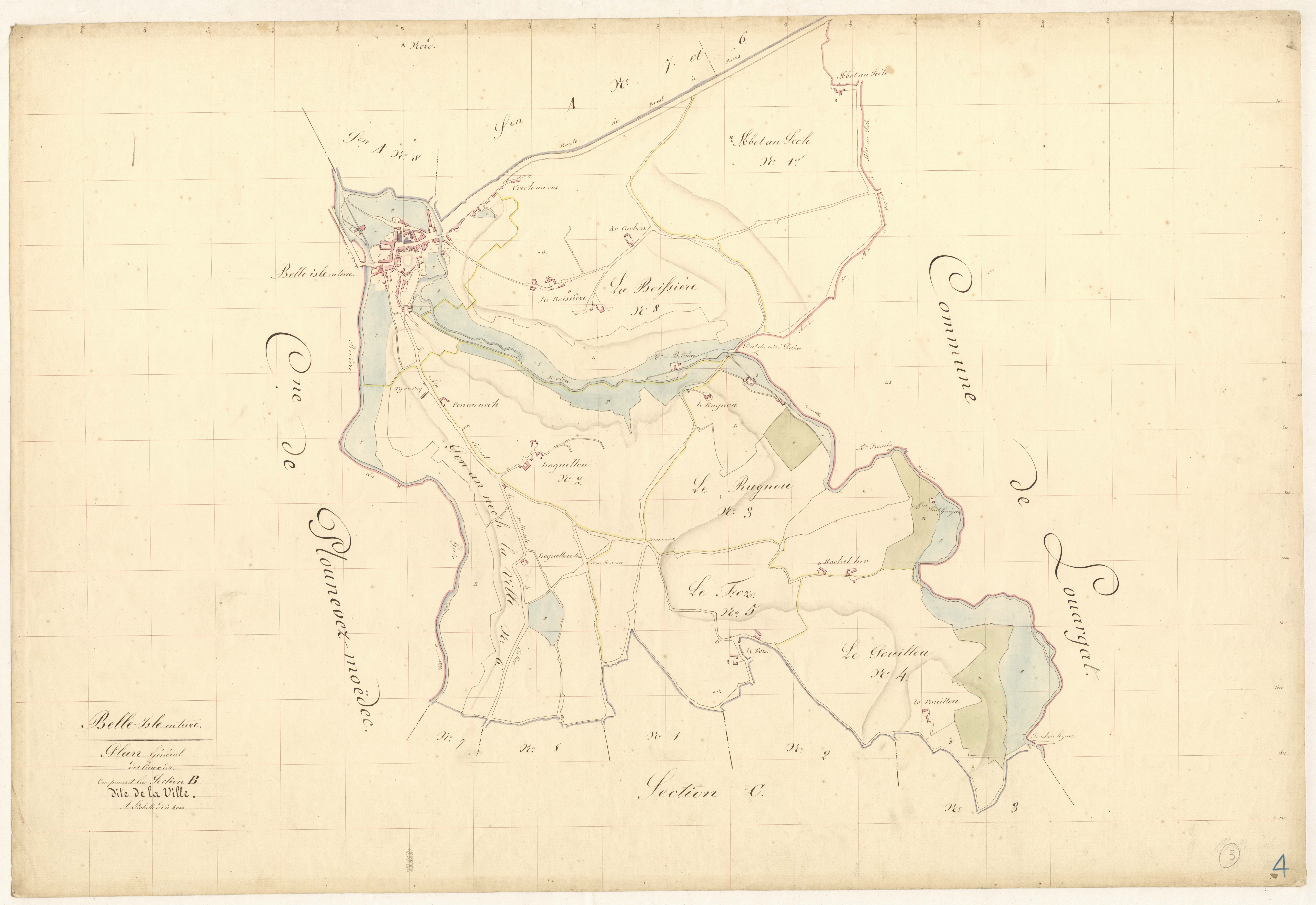 Belle-Isle-en-Terre - Section B.