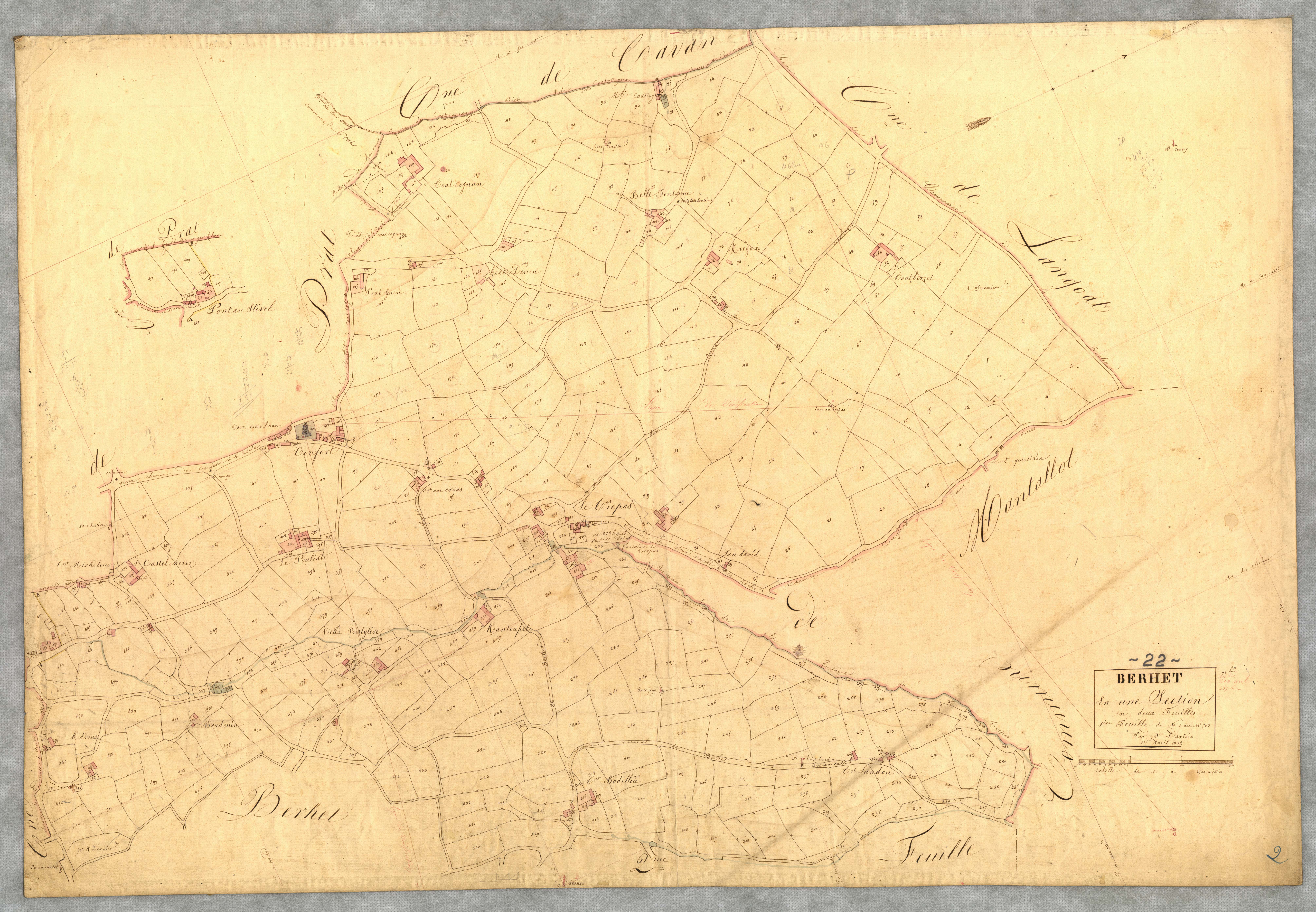 Berhet - Section A, 1ère feuille