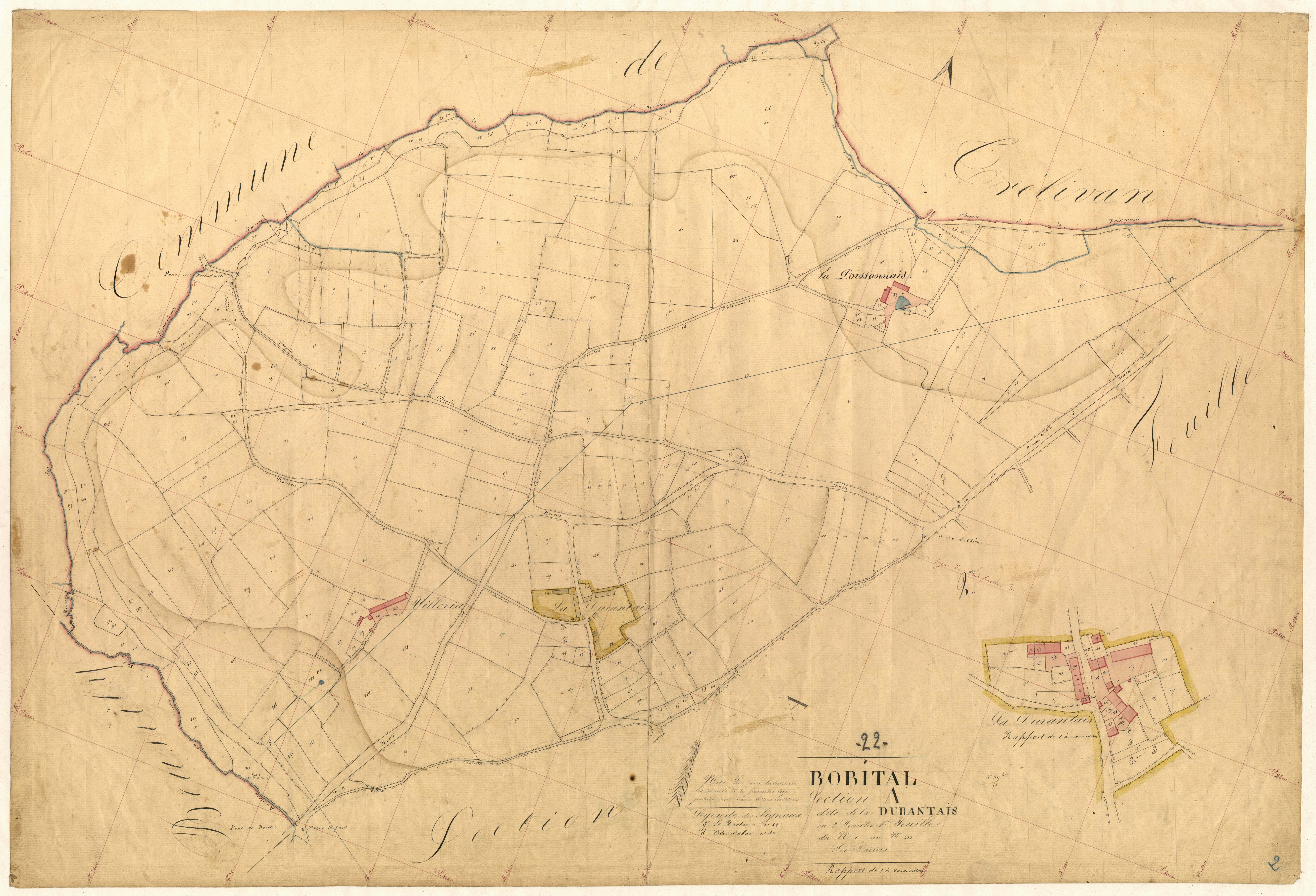 Bobital - Section A, 1ère feuille