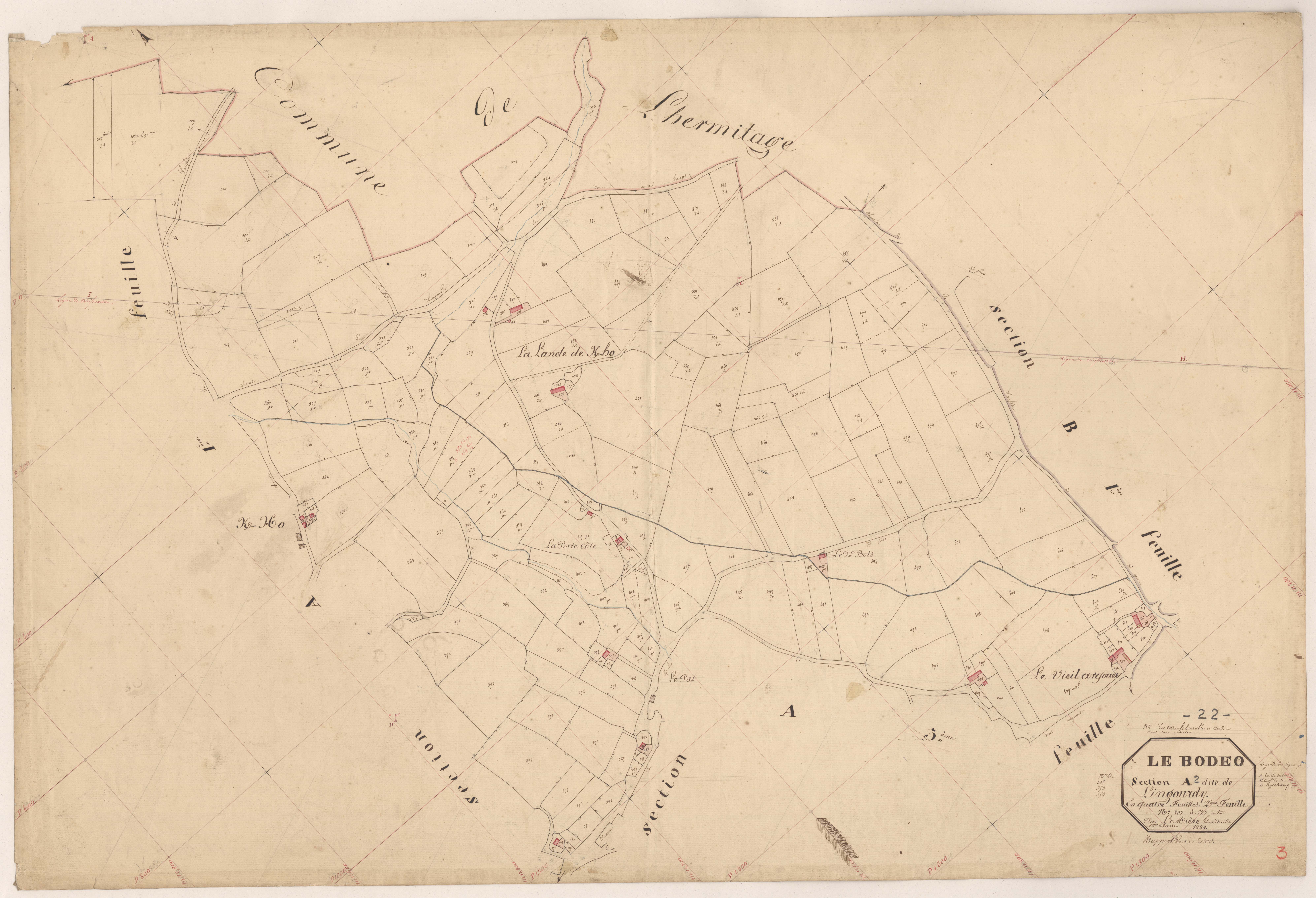Le Bodéo - Section A, 2ème feuille