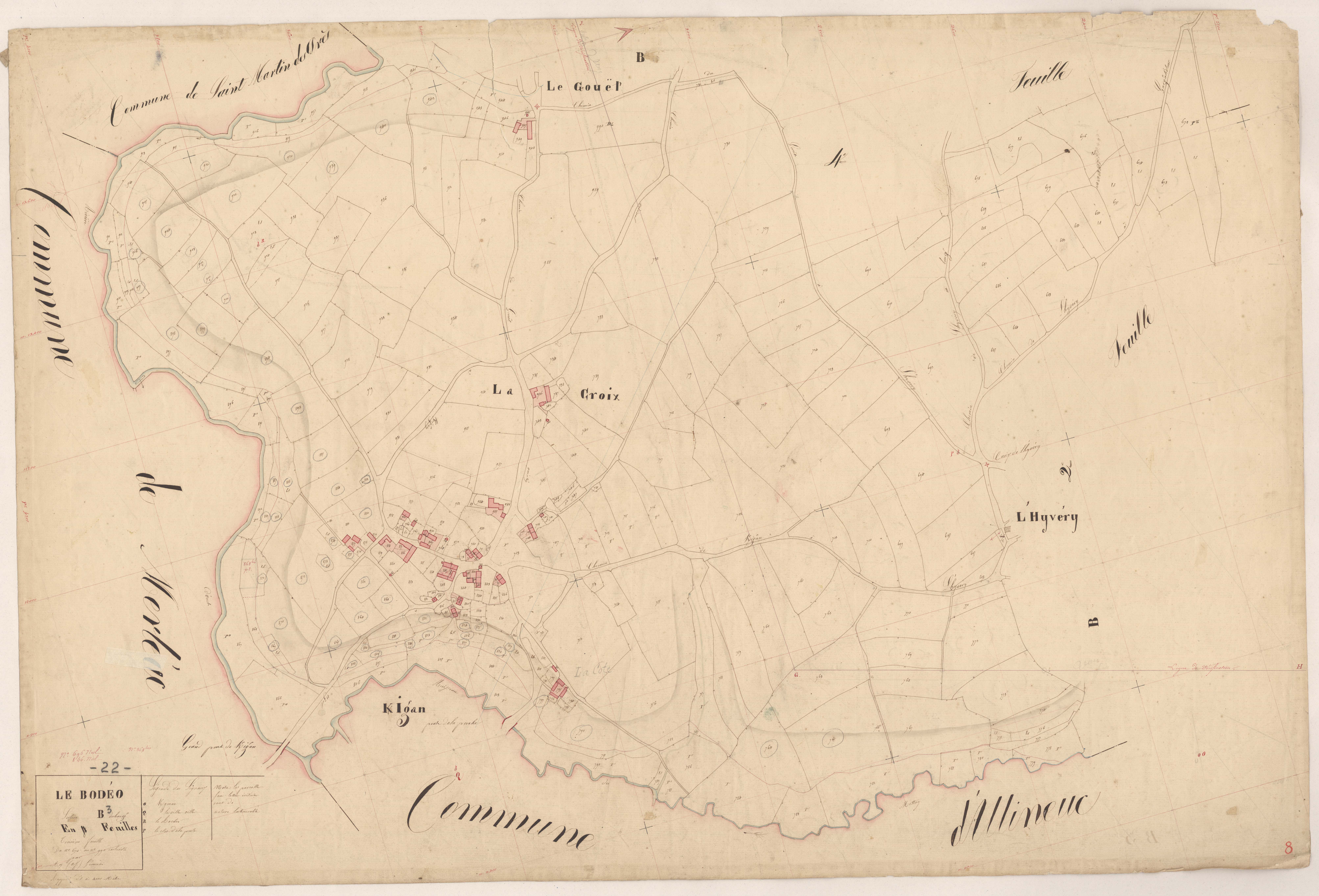 Le Bodéo - Section B, 3e feuille