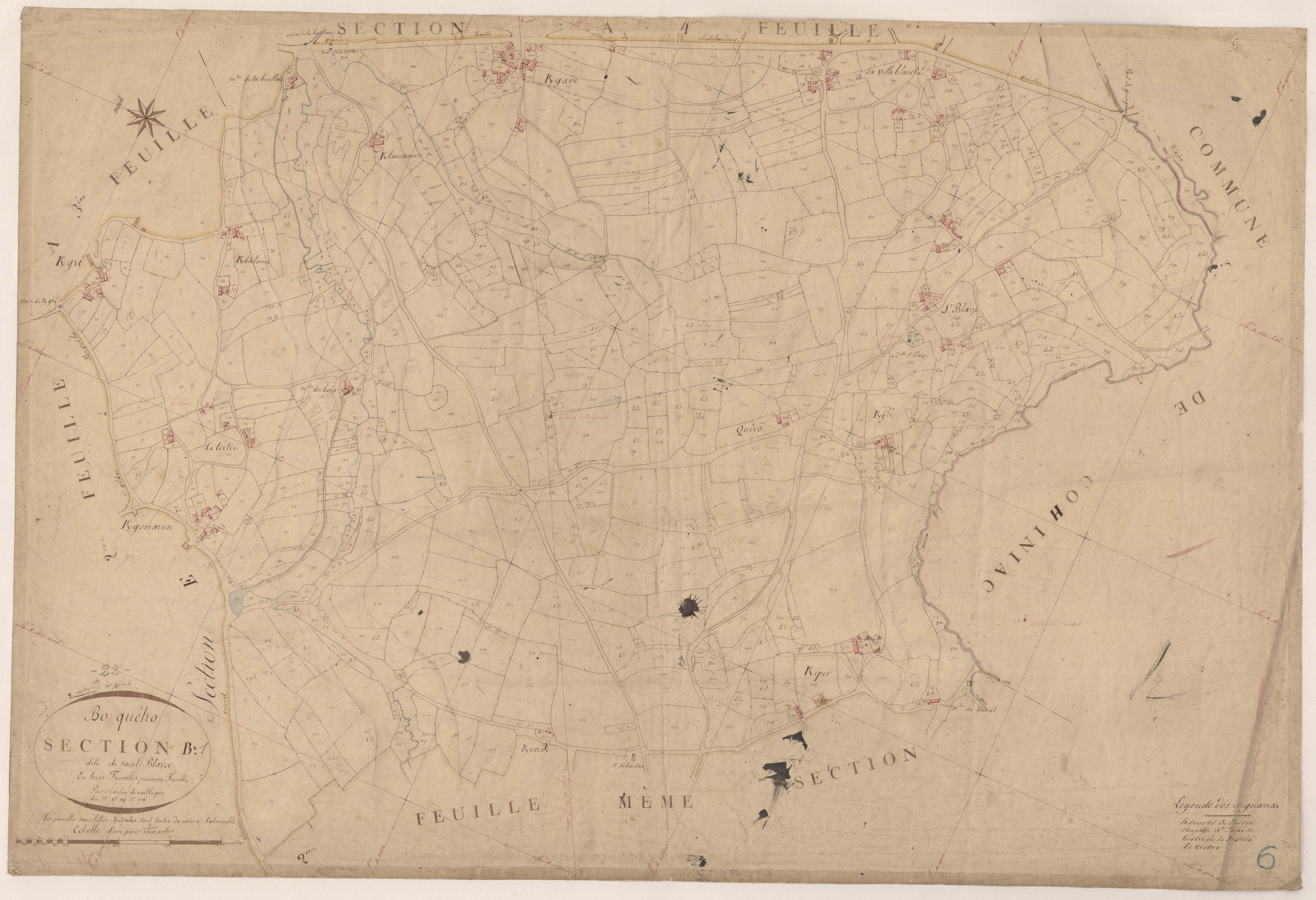 Boqueho - Section B, 1re feuille